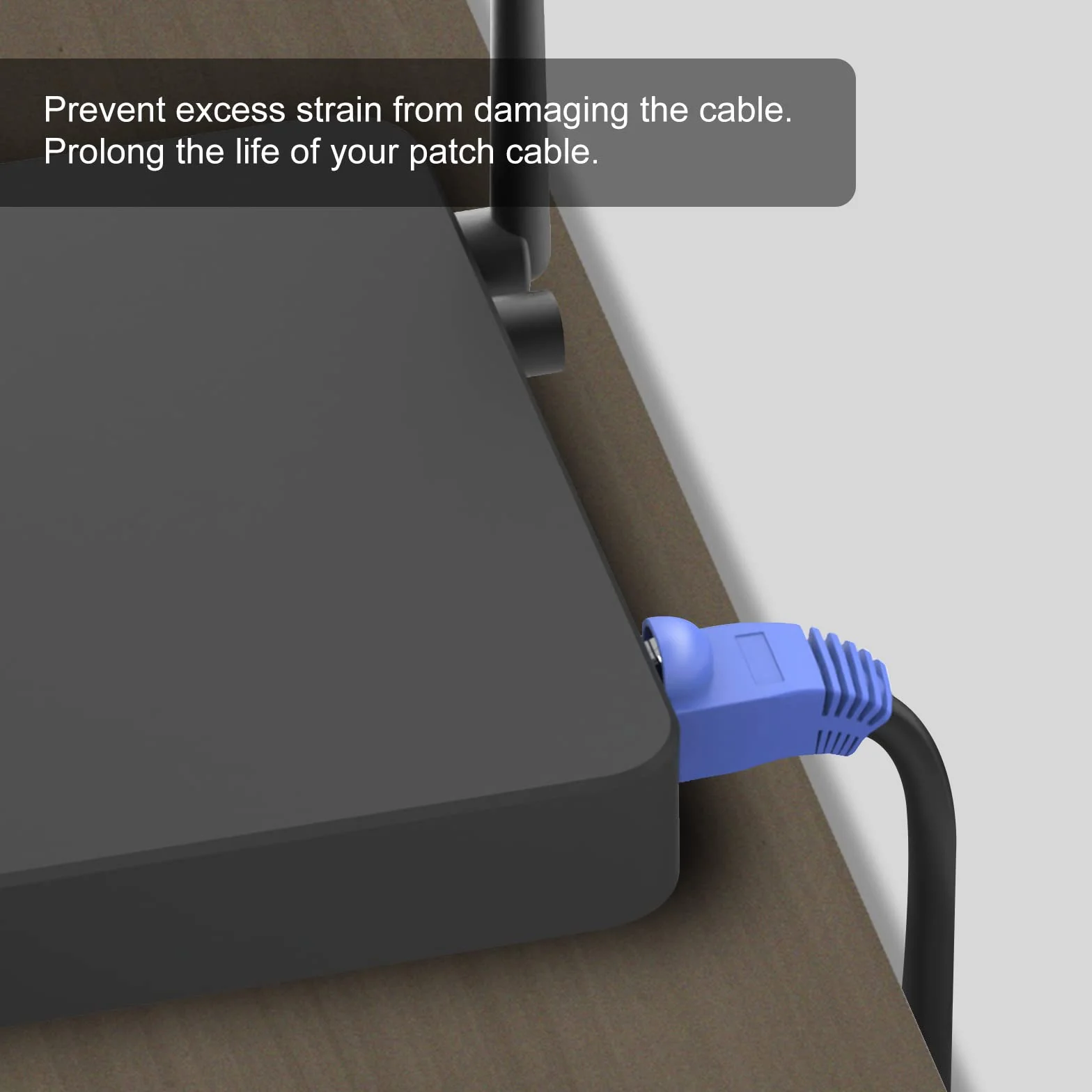 VCELINK 50 sztuk ochrona przed zagięciem do wtyczki RJ45 wtyczka zaciskowa Cat6 Cat5e Cat5
