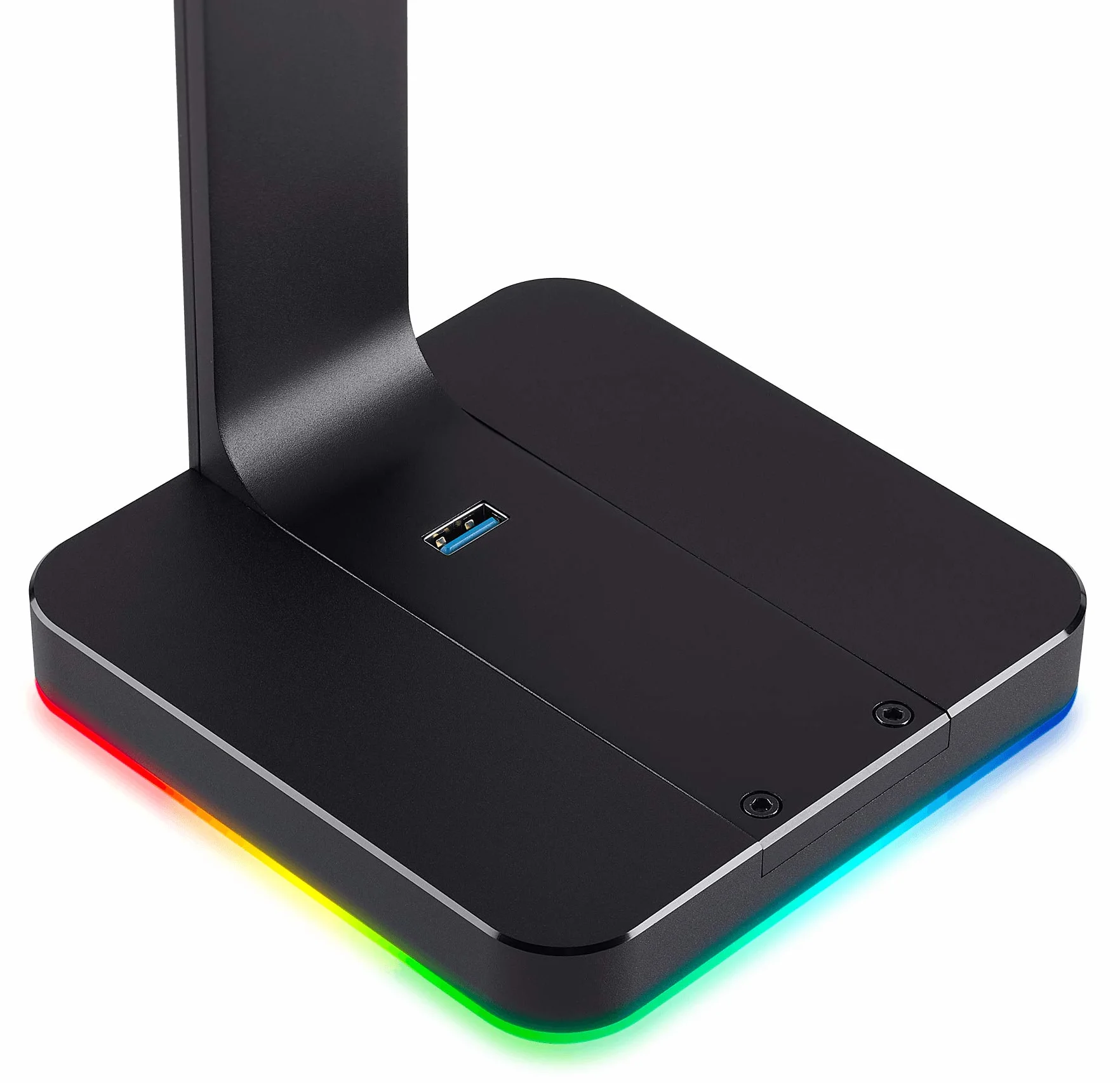 Corsair CA-9011167-EU, Premium Stojak na Słuchawki z Aluminium 2 x USB 3.1, Czarny