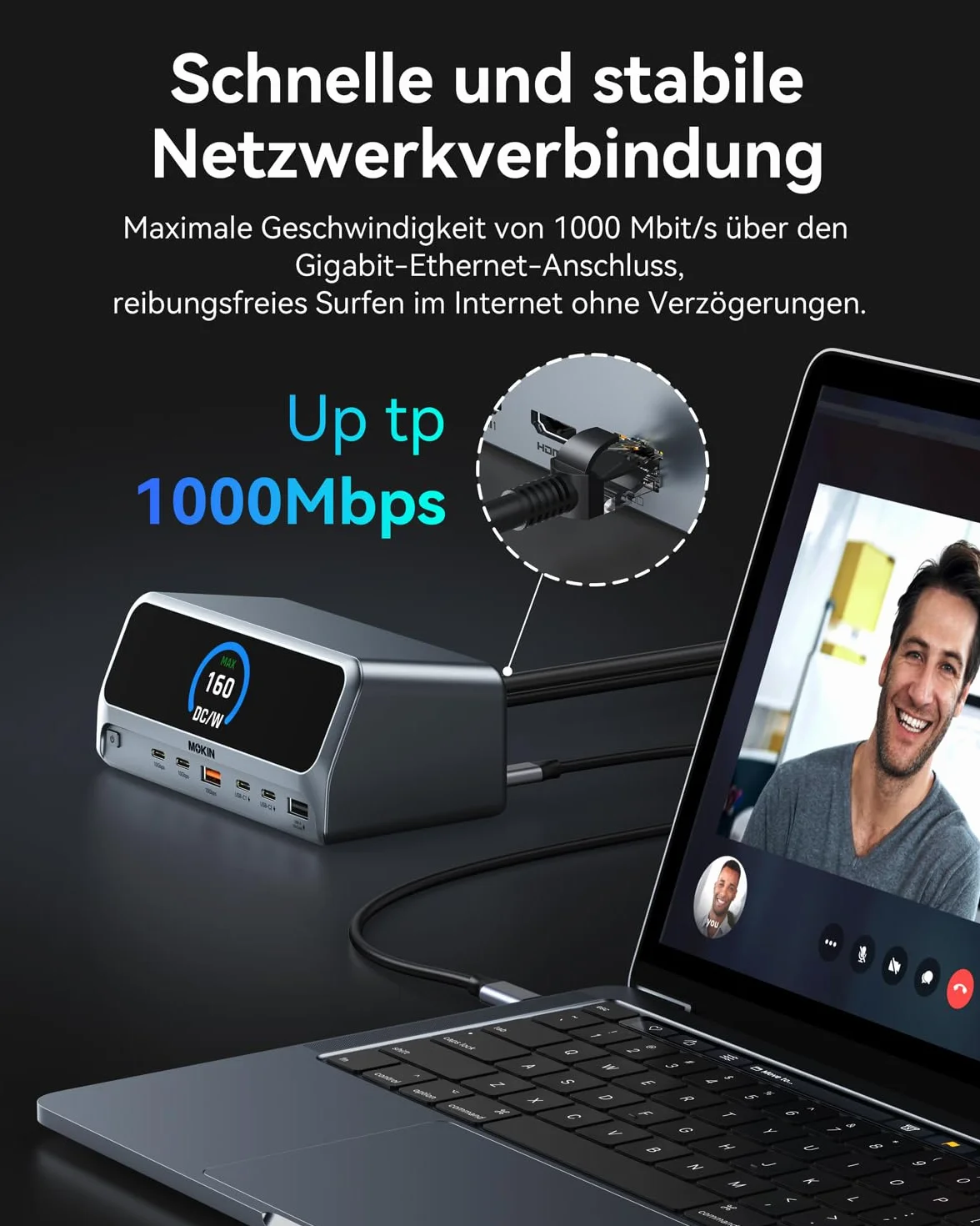 Stacja dokująca USB c adapter
