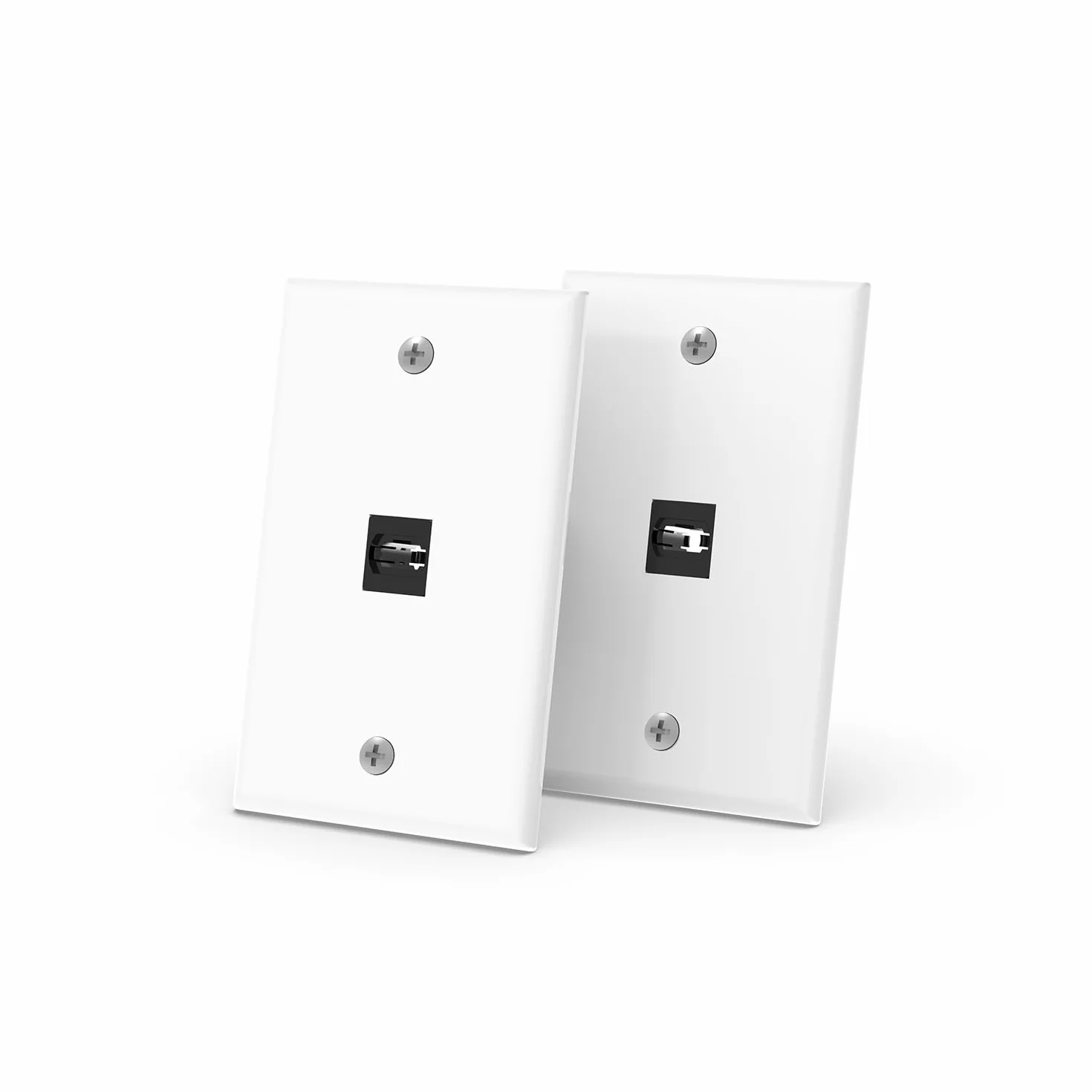 RUIPRO Keystone zestaw 2 płyt ściennych, pojedyncza płyta ścienna ze złączem HDMI 8K Keystone (1 Port-2P)
