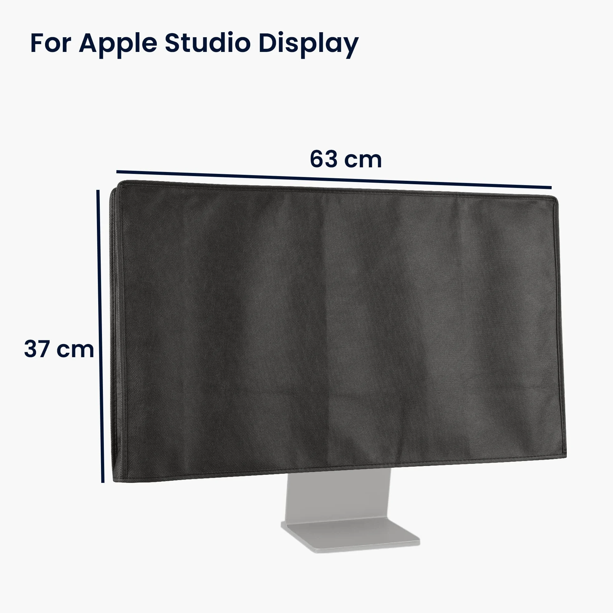 kwmobile Osłona monitora kompatybilna z Apple Studio Display - osłona przeciwpyłowa ekranu komputera - ciemnoszary