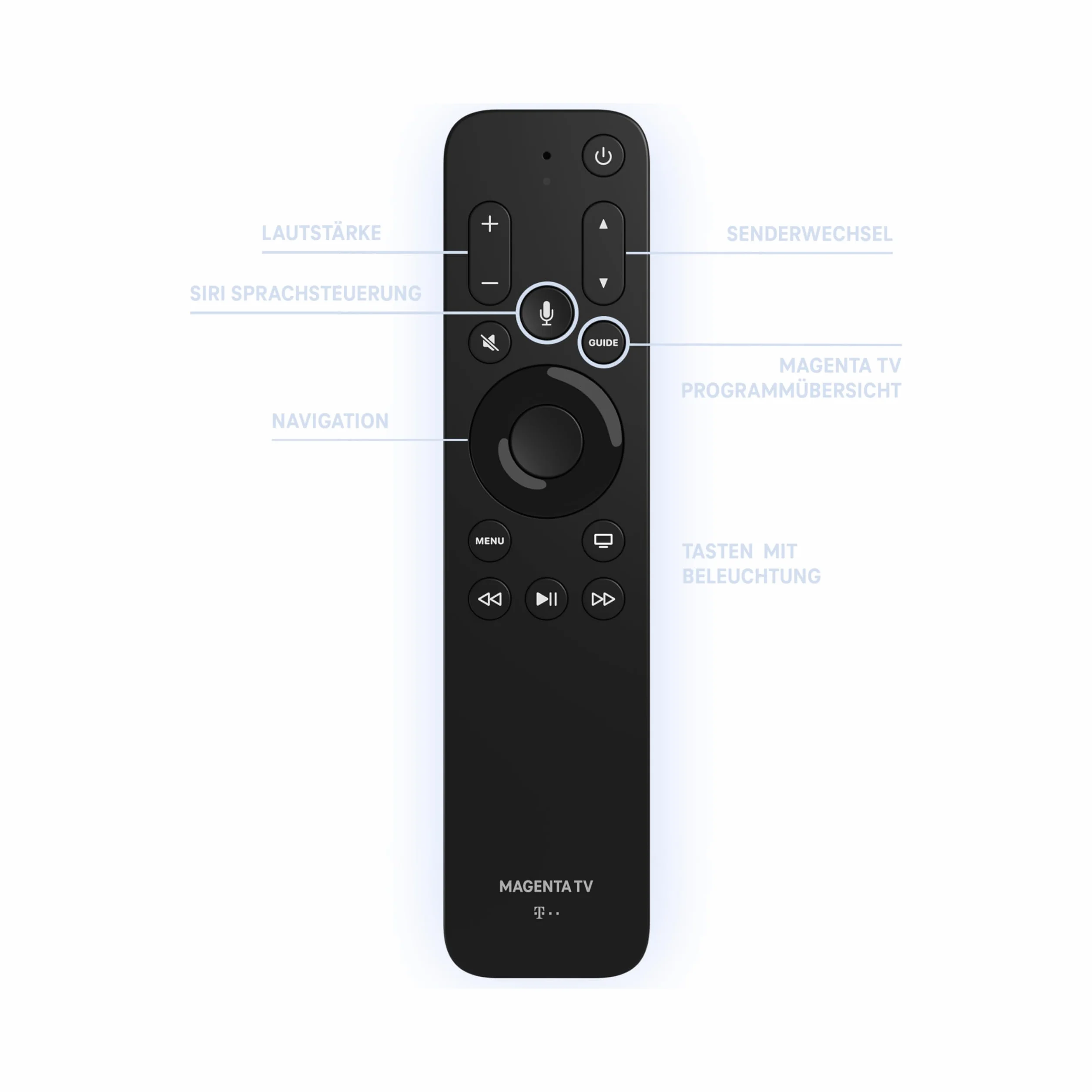 Deutsche Telekom Pilot zdalnego sterowania do Apple TV 4K / MagentaTV pilot zdalnego sterowania