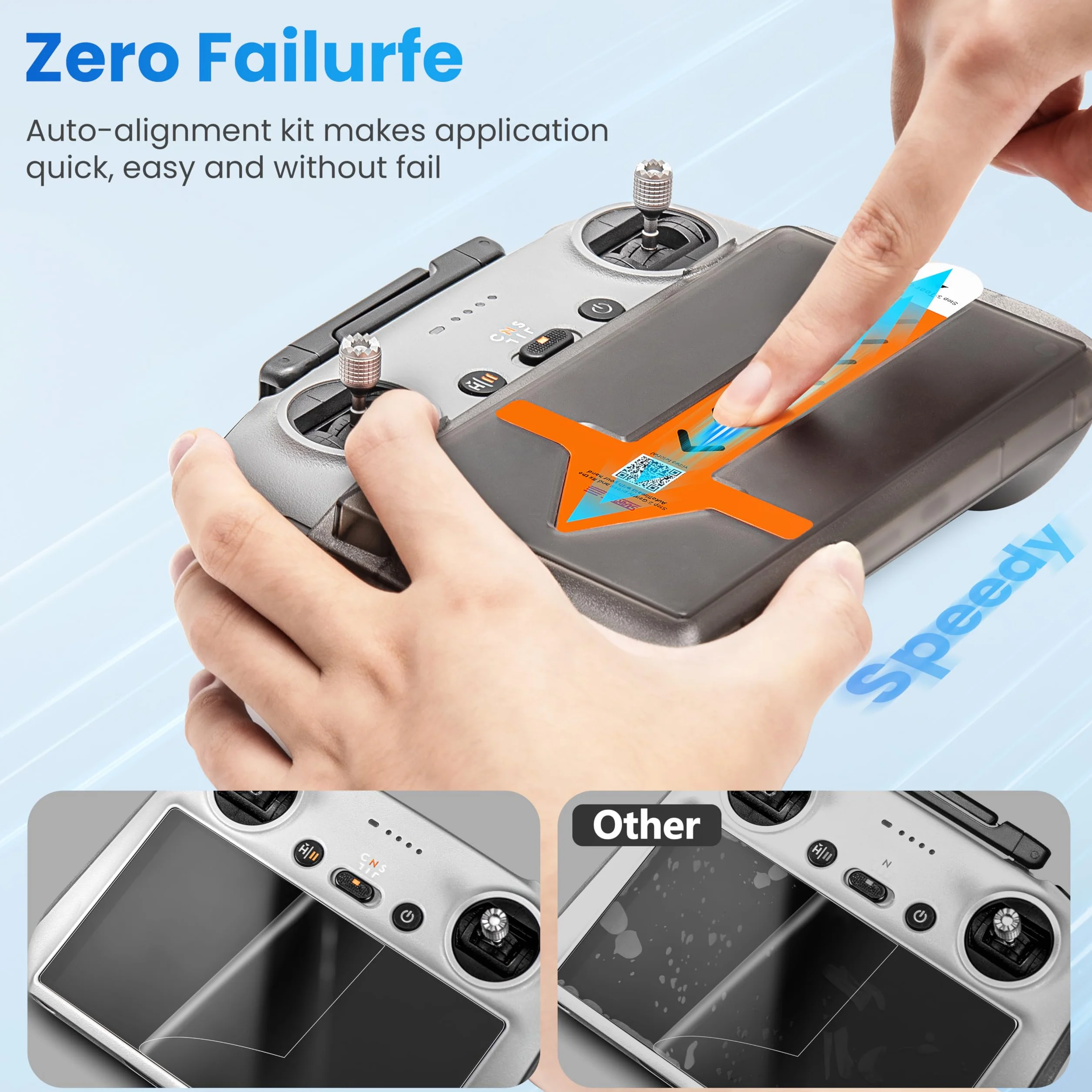 STARTRC Mini 4 Pro folia ochronna na wyświetlacz do DJI RC/RC2, z zestawem do kalibracji samochodu, szkło hartowane HD o twardości 9H, do DJI Mini 4 Pro/Mini 3 Pro/Mini 3 / Mini Air 3S (3 sztuki)