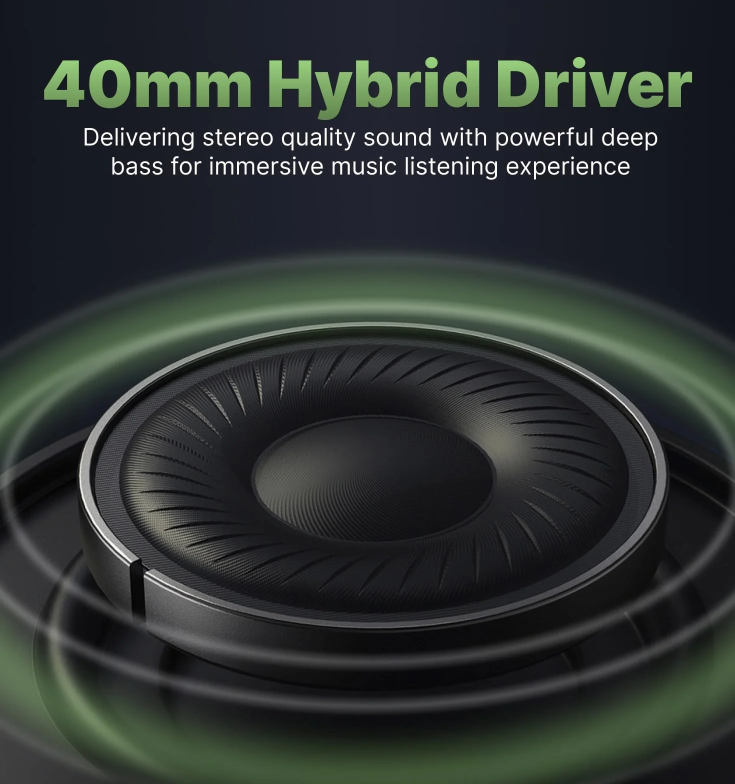 Hmusic MS04 4-Mik Słuchawki Bluetooth ANC, 80H Czas Pracy | Nauszne Słuchawki Bluetooth, Kabel Aux 3.5mm, z Etui, Białe Składane Słuchawki Bezprzewodowe do Gry/Podróży/Pracy/Dojazdów
