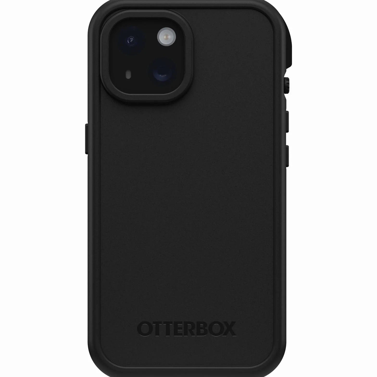 OtterBox Fre Etui do iPhone 15 na MagSafe, Wodoodporne (IP68), Eleganckie Etui z Wbudowanym Zabezpieczeniem Ekranu, Przetestowane 5 Razy Zgodnie ze Standardami Wojskowymi, Czarny