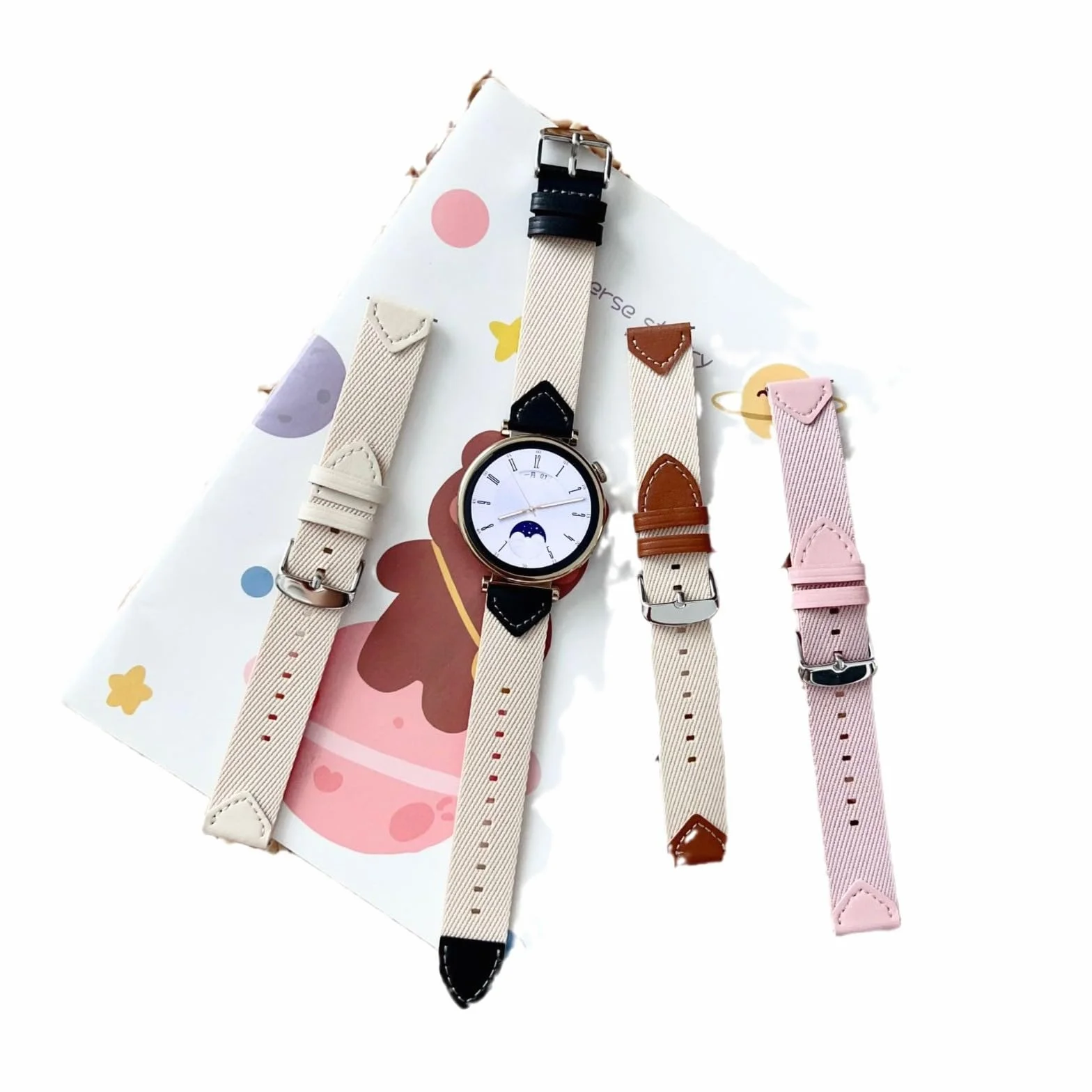 Nylonowy pasek do zegarka Huawei Watch GT 6 41 mm, regulowany, elastyczny pasek do zegarka, sportowy, oddychający, zapasowy pasek do smartwatcha Huawei Watch GT 6 41 mm