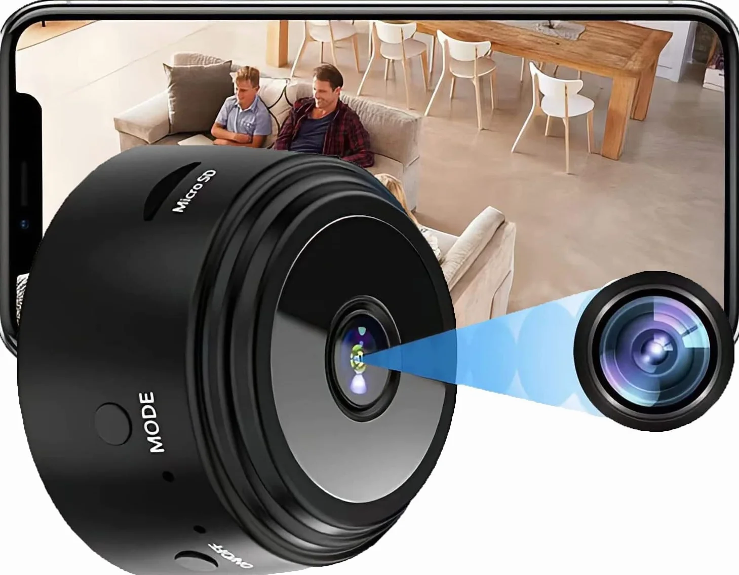 Mini kamery szpiegowskie ukryta bezprzewodowa kamera 1080P HD z wykrywaniem ruchu noktowizyjnego, kamera WiFi, bezpieczeństwo domowe, niania, kamera do monitoringu wewnątrz i na zewnątrz