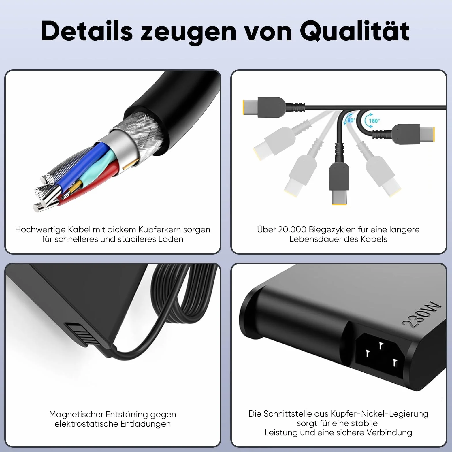 Zamiennik do ładowarki Legion, 230 W Laptop ładowarka do Legion 5 7 5P C7 S7 Y540 Y545 Y740 Y730 Y900 Y910 Y920 Y7000 Y7000P ThinkPad P15 P16 P73 P72 P772 P77 1 P533 P52 LOQ 15IRX9 zasilacz sieciowy
