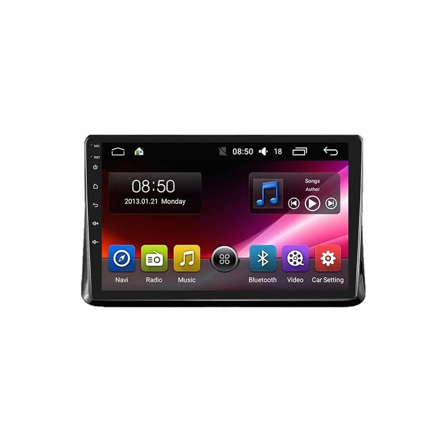Przenośny Ekran Carplay Systemu Audio dla Toyota bB 2 QNC20 2005-2016 Odtwarzacz Wideo Car Play Mirror Link, Siri/Airplay/Aux/Radio, Odtwarzacz Bluetooth, 4 Rdzeń 1G+32G
