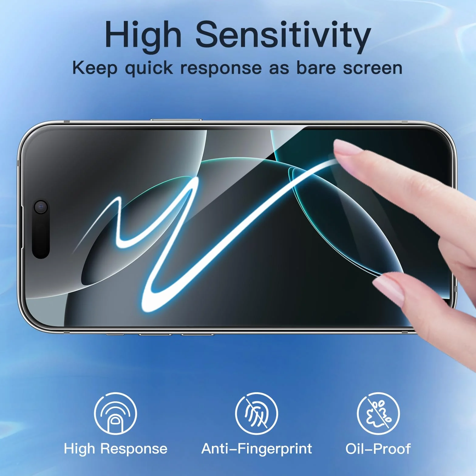 JETech Prywatność Pełna Pokrycie Ochraniacz Ekranu do iPhone 16 Pro 6,3 Cala, Czarną Krawędzią Antyszpieg Szkło Hartowane Film z Narzędzie Łatwej Instalacji, Przyjazny dla Przypadku, 2 Sztuki