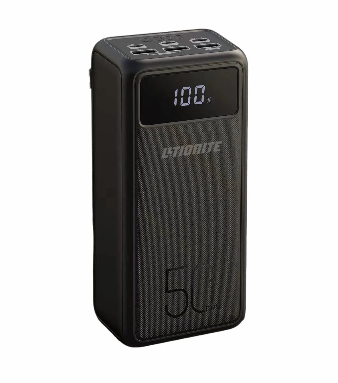 LITIONITE Raiden 130W / 56.000mAh Power Bank USB-C PD3.0 (100W Max) + USB-A (18W Max) - przenośny powerbank z dużym wyświetlaczem do PC/MacBook/MateBook/Surface/Spectre/smartphone/tablet