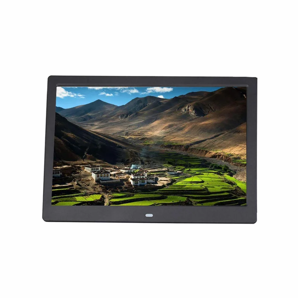 Cyfrowe ramki na zdjęcia 15 W, elektroniczny, album fotograficzny, obsługa USB/SD Zdjęcia, Muzyka/Kalendarz odtwarzacza wideo, czarny