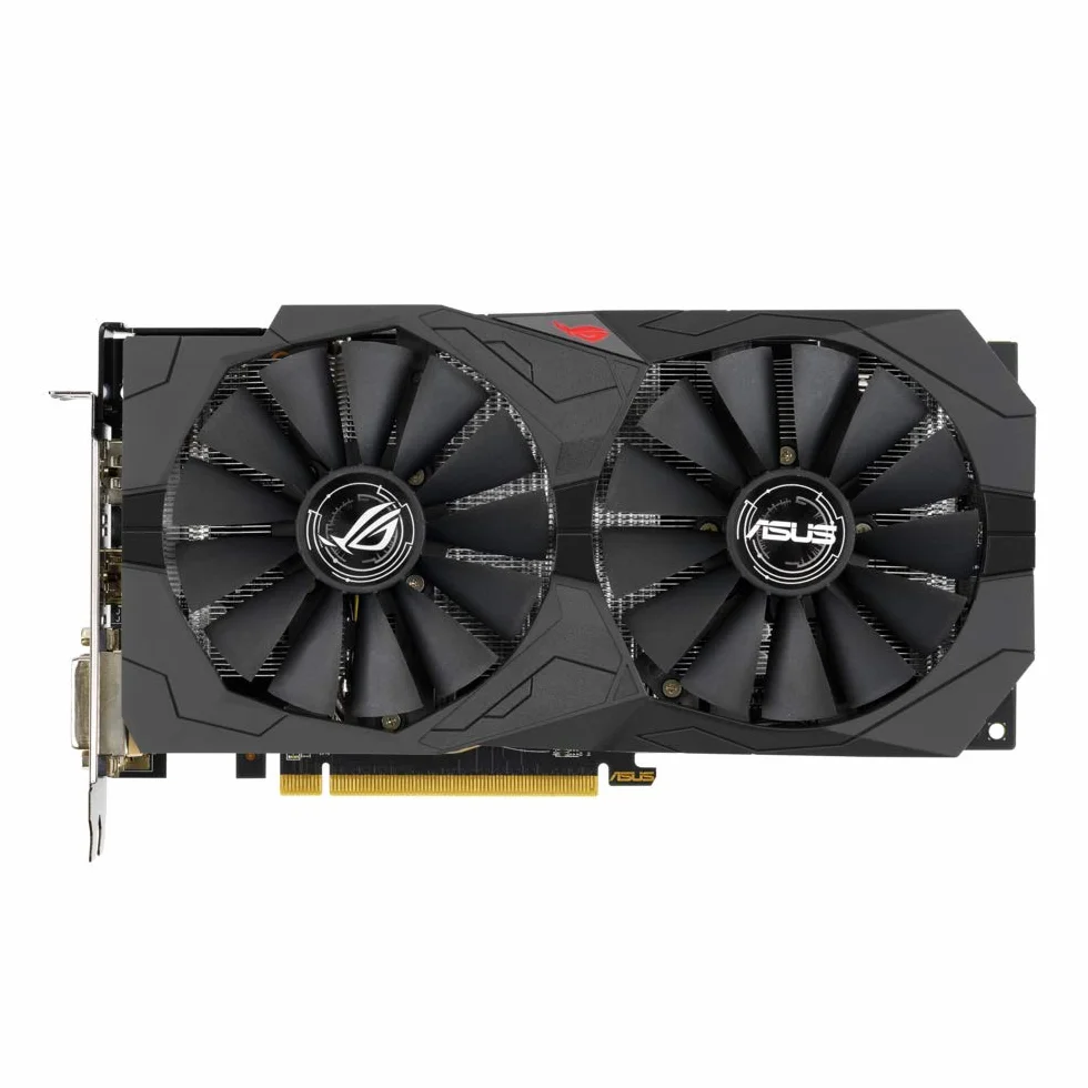 ASUS ROG Strix-RX570-O8G-Gaming karta graficzna AMD Radeon (8 GB pamięci GDDR5, PCIe 3.0, HDMI, DisplayPort)
