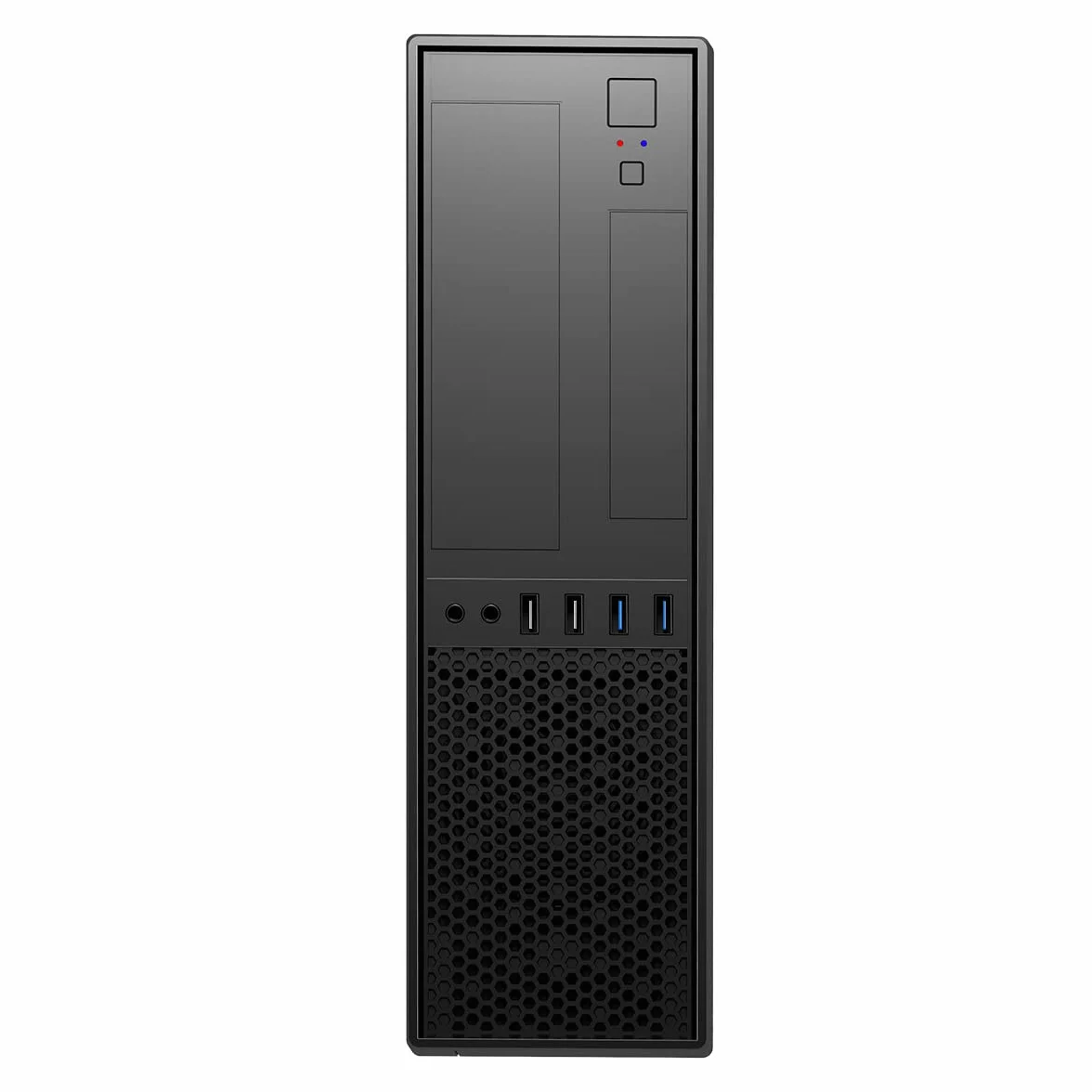 UNYKAch Obudowa komputera Micro ATX UK3001 Black PC Box Łączność: 2 x 2.0 USB Y 2 X 3.0. Obsługa czcionek formatu TFX.