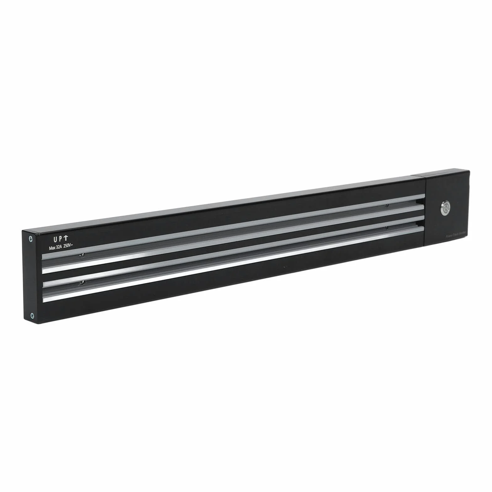 Fdit Przesuwne Gniazdo na Szynie Zasilającej 60 Cm 8000 W 32 A, Gniazdo Kuchenne ścienne i Blatowe z Zabezpieczeniem Przeciwprzepięciowym i Przełącznikiem Dotykowym do Regulowanego (komputer)