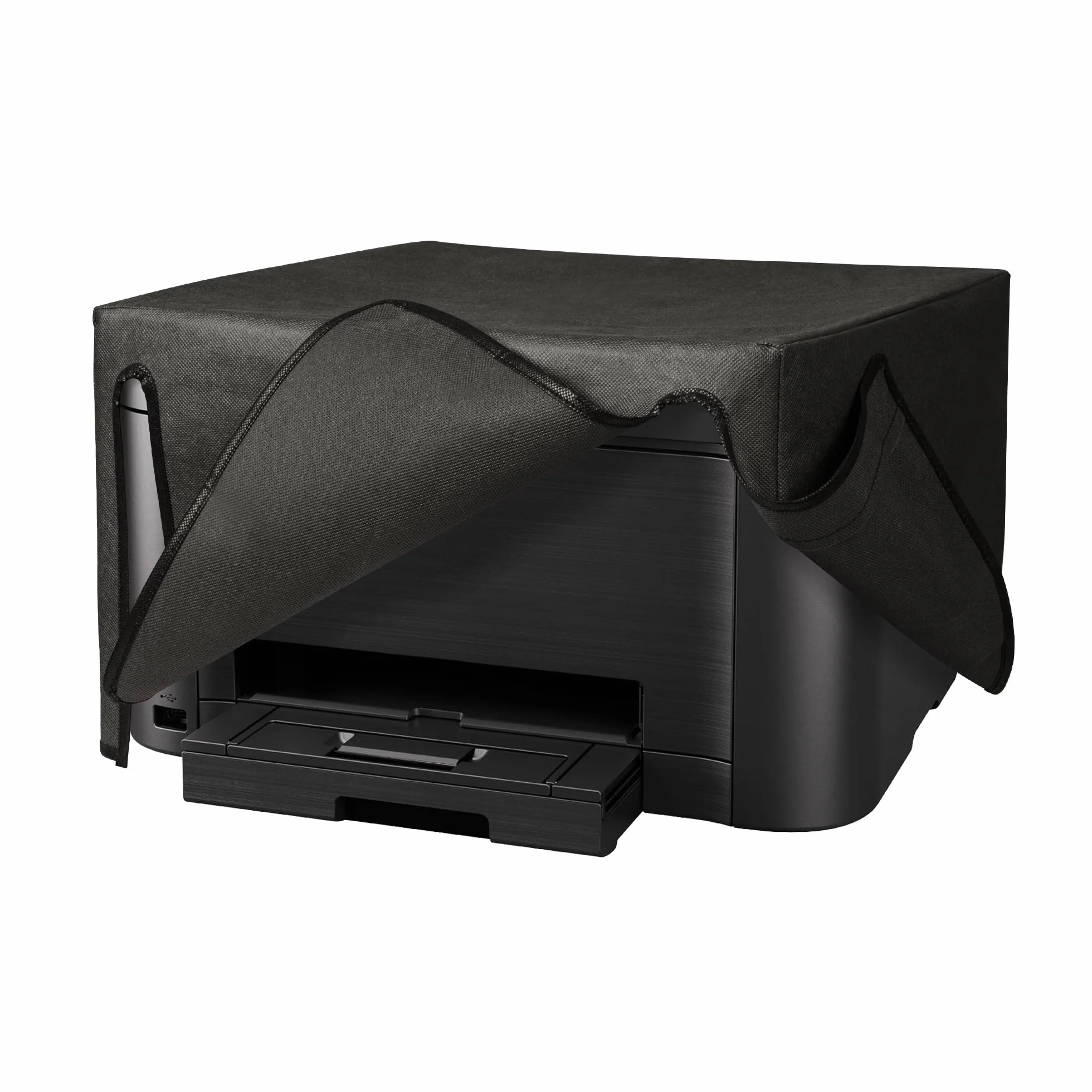 Kwmobile Osłona przeciwpyłowa do Canon MAXIFY MB5150 - Etui ochronny z tkaniny ciemnoszary