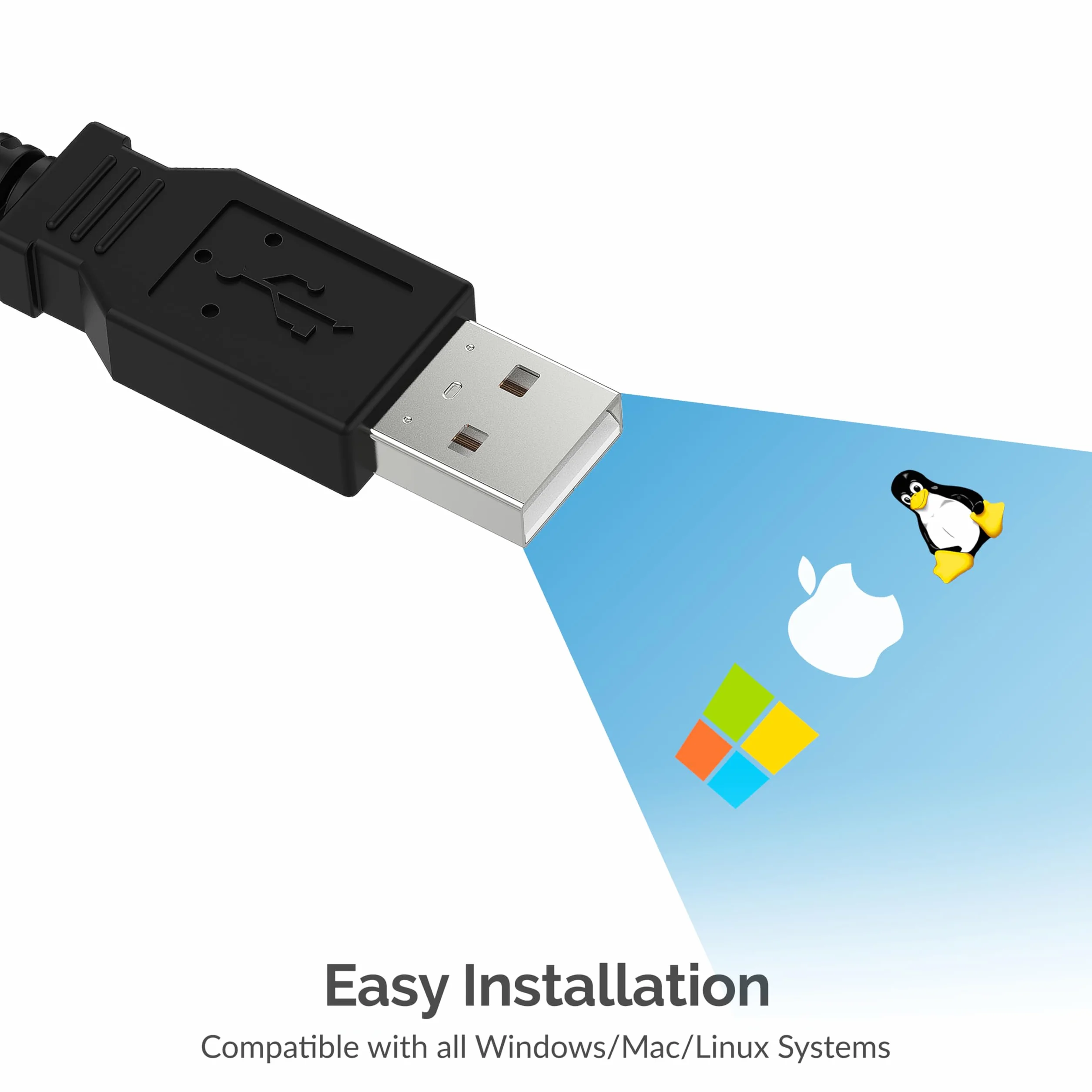 Sabrent Adapter USB na szeregowy (1,8 m) USB na RS232 kabel szeregowy, kabel konwertera DB-9 (9-biegunowy) do Windows, Mac OS, Linux (SBT-USC6K)