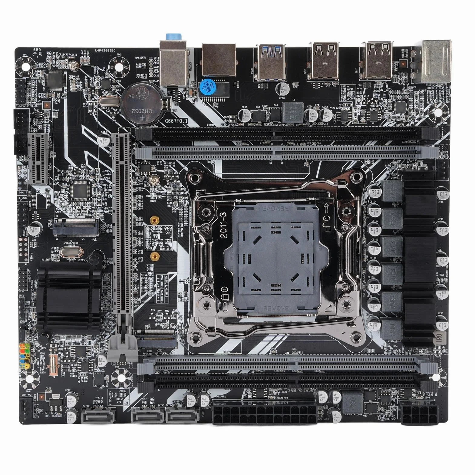 Płyta Główna X99, Płyta Główna LGA 2011 z 4 -kanałowymi Szczelinami Pamięci DDR3, M.2 Nvme Ngff Serial, Porty ATA3.0 i ATA2.0, PCIE dla I7