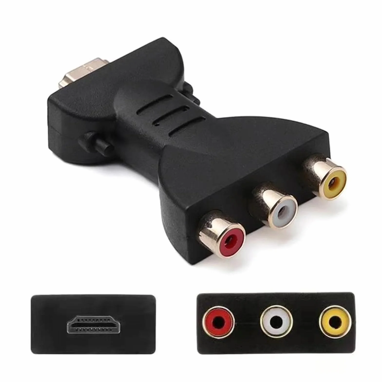 Adapter RCA na HDMI 1080P AV Converter HDTV2AV do TV Box