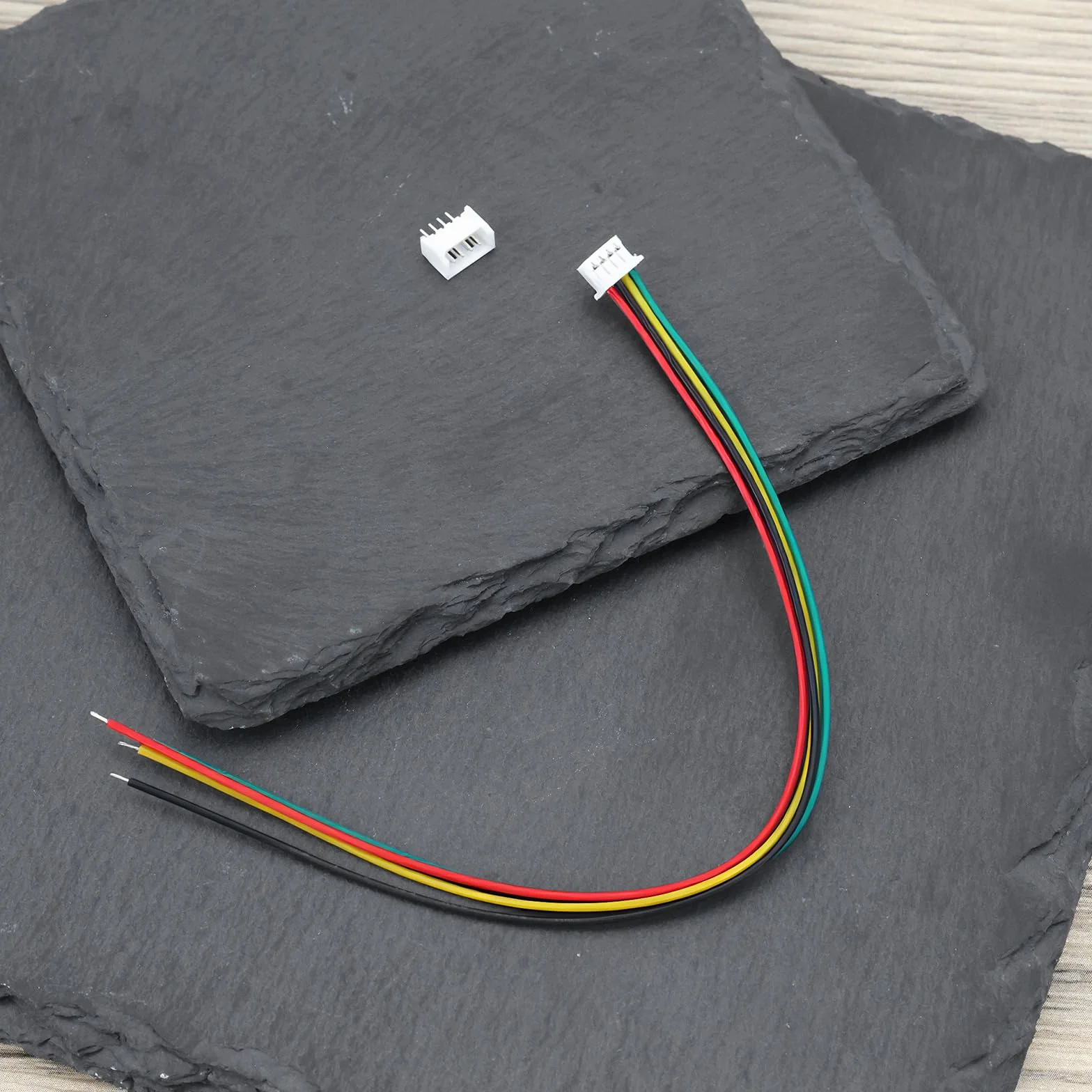 20 szt. 4-pinowego złącza Micro JST SH1,25 mm 28AWG kabel do taśm świetlnych LED, akumulatory z gniazdem