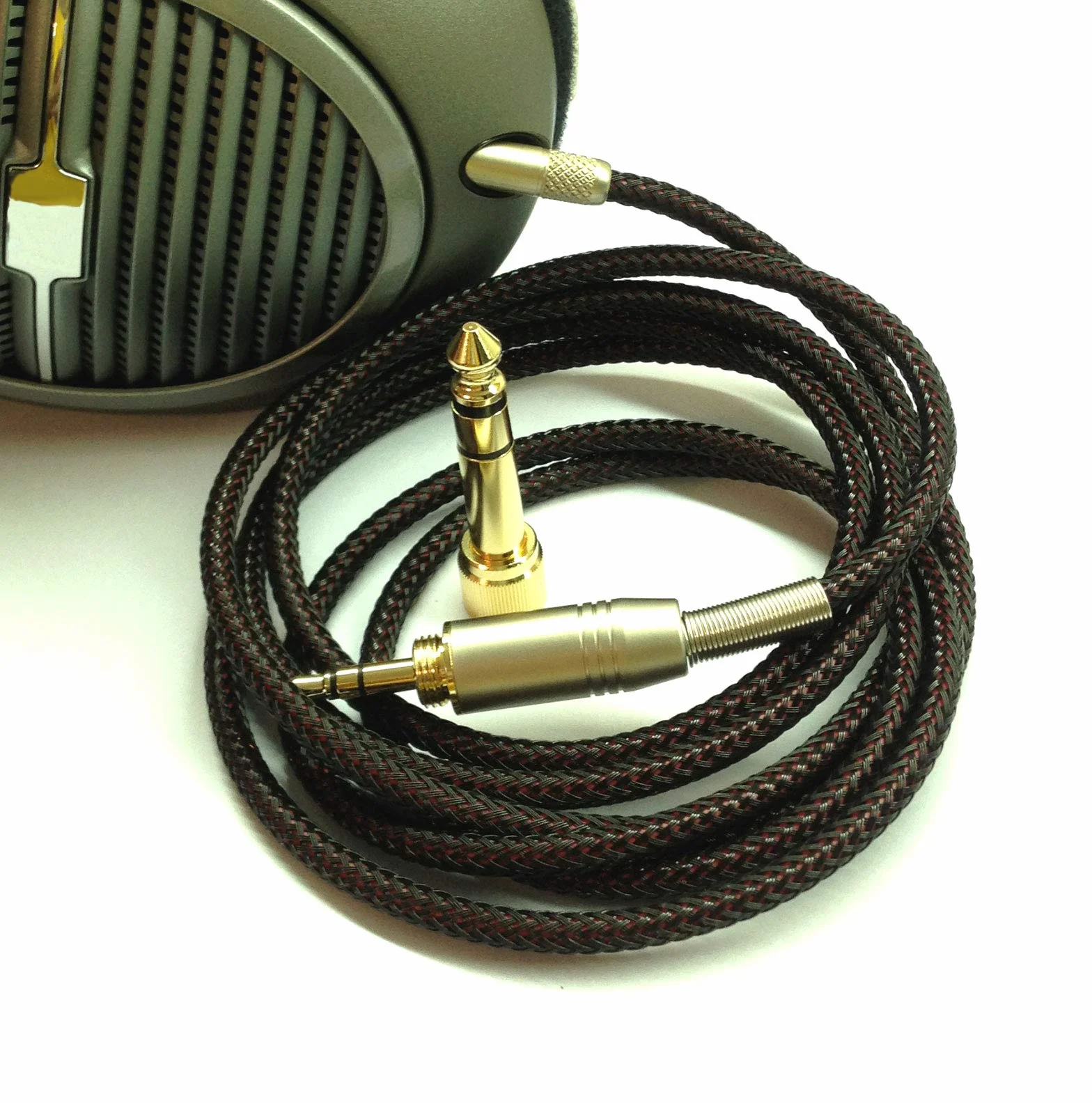 ABLET Zapasowy kabel audio kompatybilny z Sennheiser HD598, HD560s, HD518, HD598Cs, HD598SR, HD599, HD569, HD579, słuchawki 1,5 m