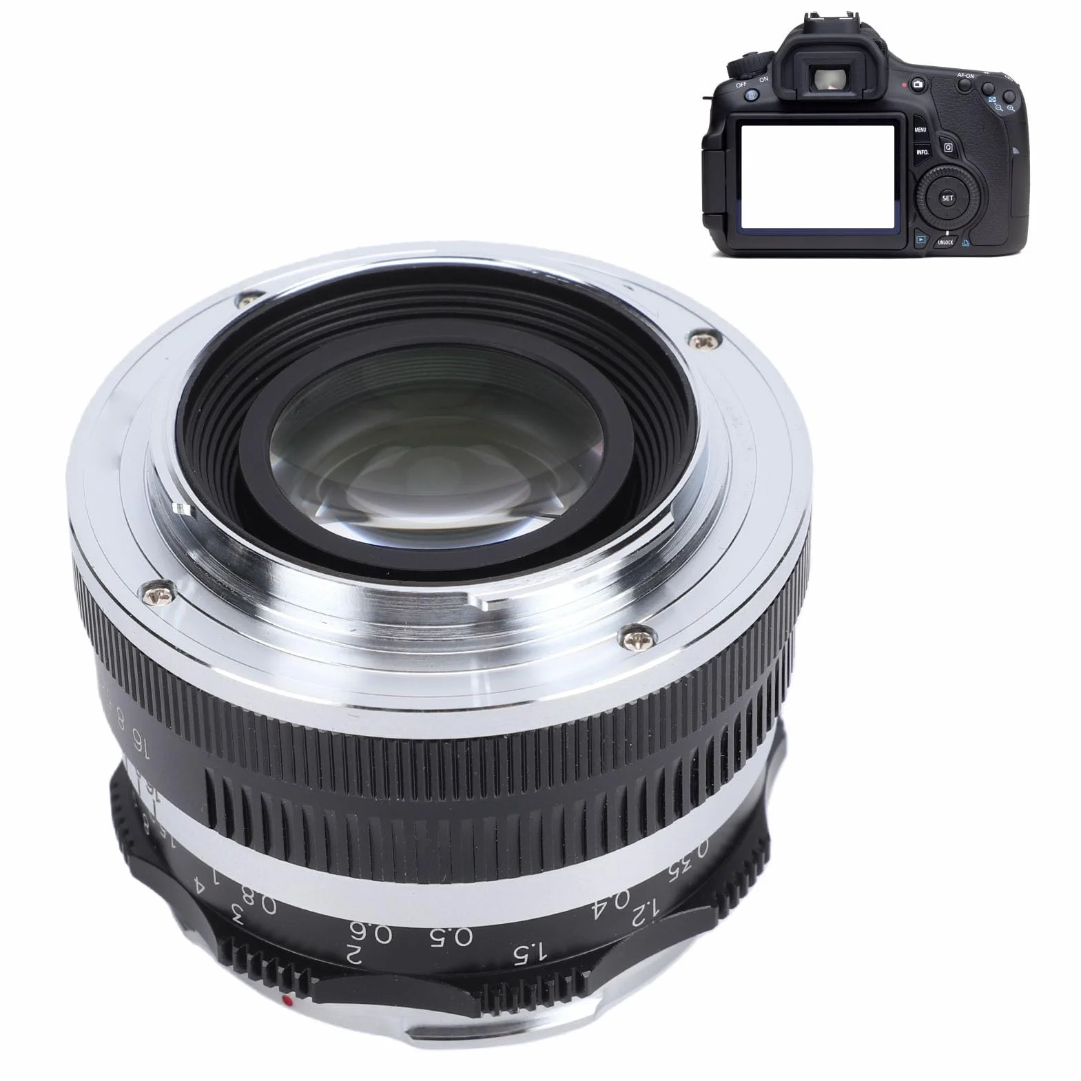 LICAEVEY Obiektyw 35 Mm F/1.1 MF APS C z Mocowaniem X, Obiektyw Stałoogniskowy z ręczną regulacją Ostrości o Dużej Przysłonie, 10-listkowa Przysłona, Metalowy Korpus do Portretowej