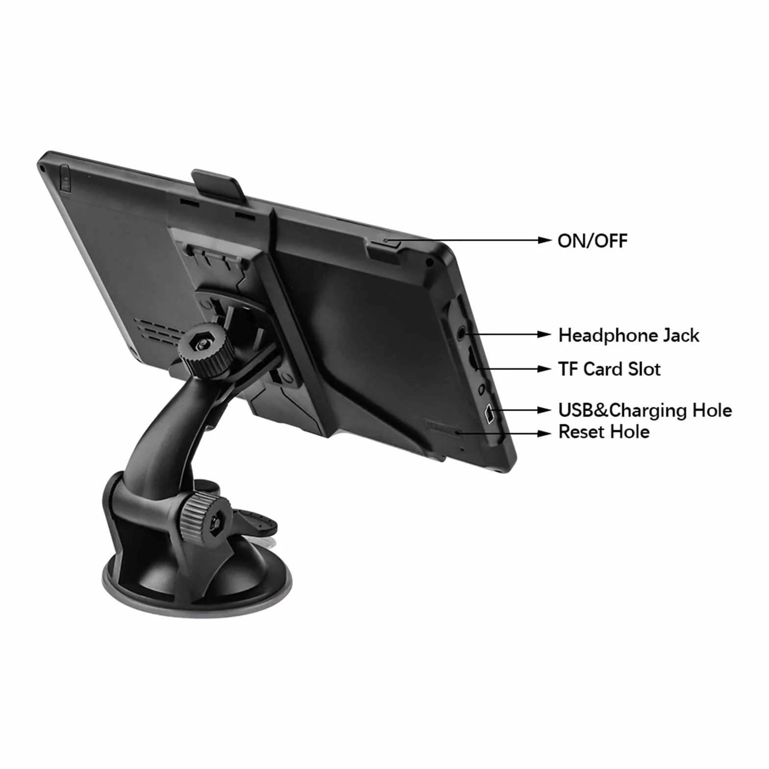 Nawigacja samochodowa GPS, 7. "HD. Samochód GPS. Nawigacja Fm. Kompatybilna z Bluetooth najnowsza ekran dotykowy mapa 8g 256m. System nawigacji Rv. Pojazd samochodowy ciężarówki Do samochodów ciężarow