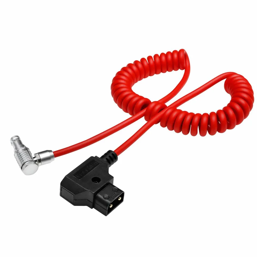 Alvin's Cables 2-pinowy kabel zasilający męski na D-Tap do Teradek SmallHD Z-CAM Blackmagic Pyxis, ultra miękki