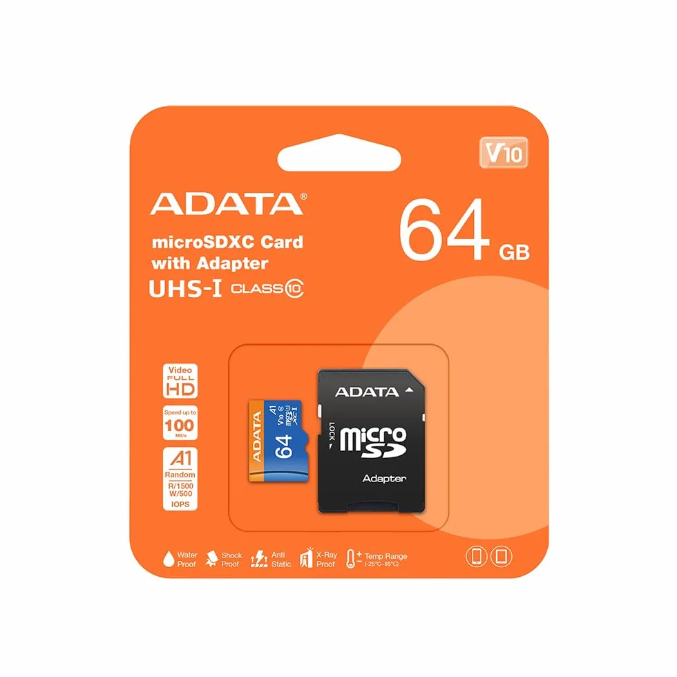 Adata microSD Premier 64GB UHS1/CL10/A1+adapter