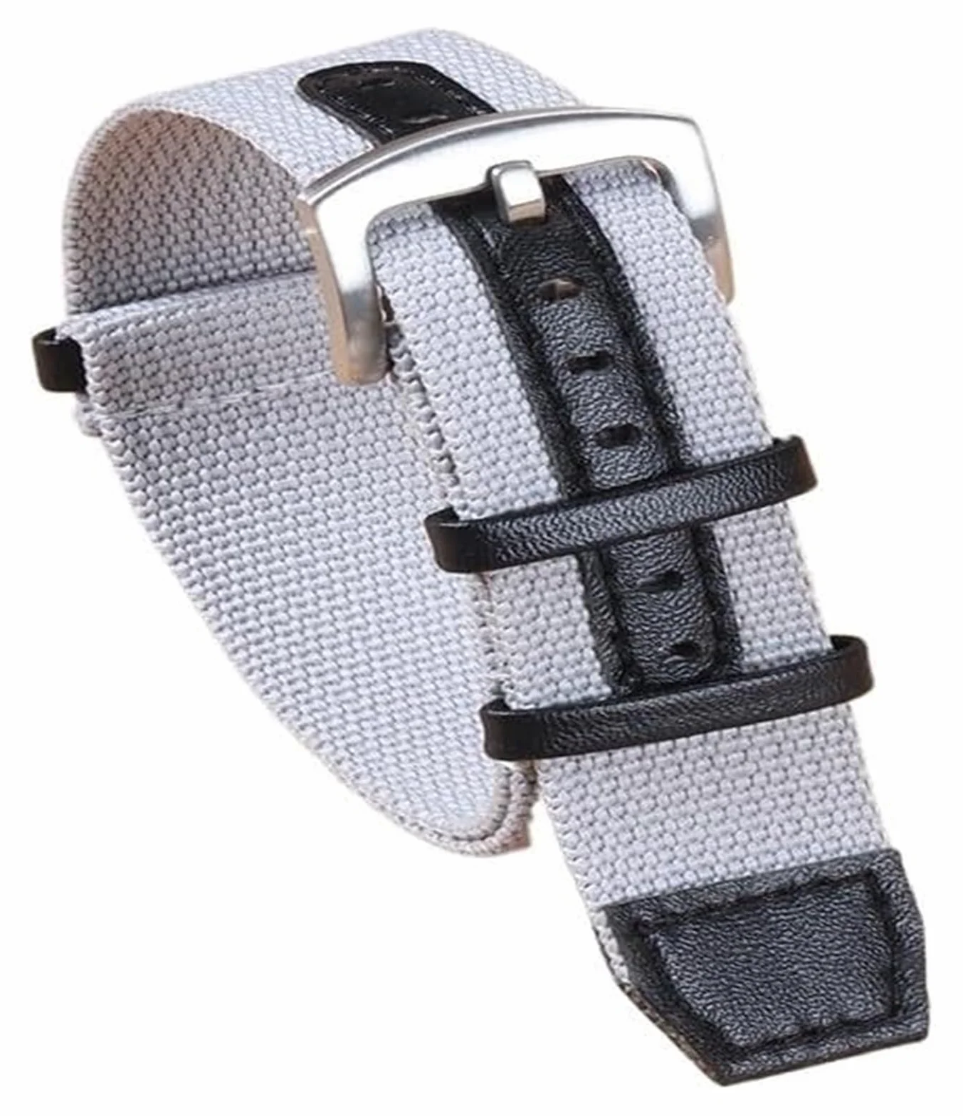 Zamiennik bransoletki inteligentnego zegarka, 20mm 22mm płócienny nylonowy skórzany pasek do zegarka męska bransoletka sportowa do inteligentnego zegarka wymiana opaski na nadgarstek