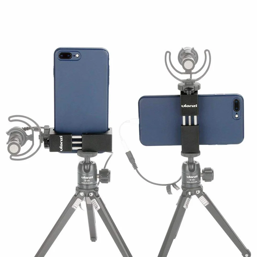 ULANZI ST-02S Uniwersalny statyw do smartfona z uchwytem na buty Cold Shoe Mount - metal - do wszystkich telefonów - nawet filmowanie pionowo
