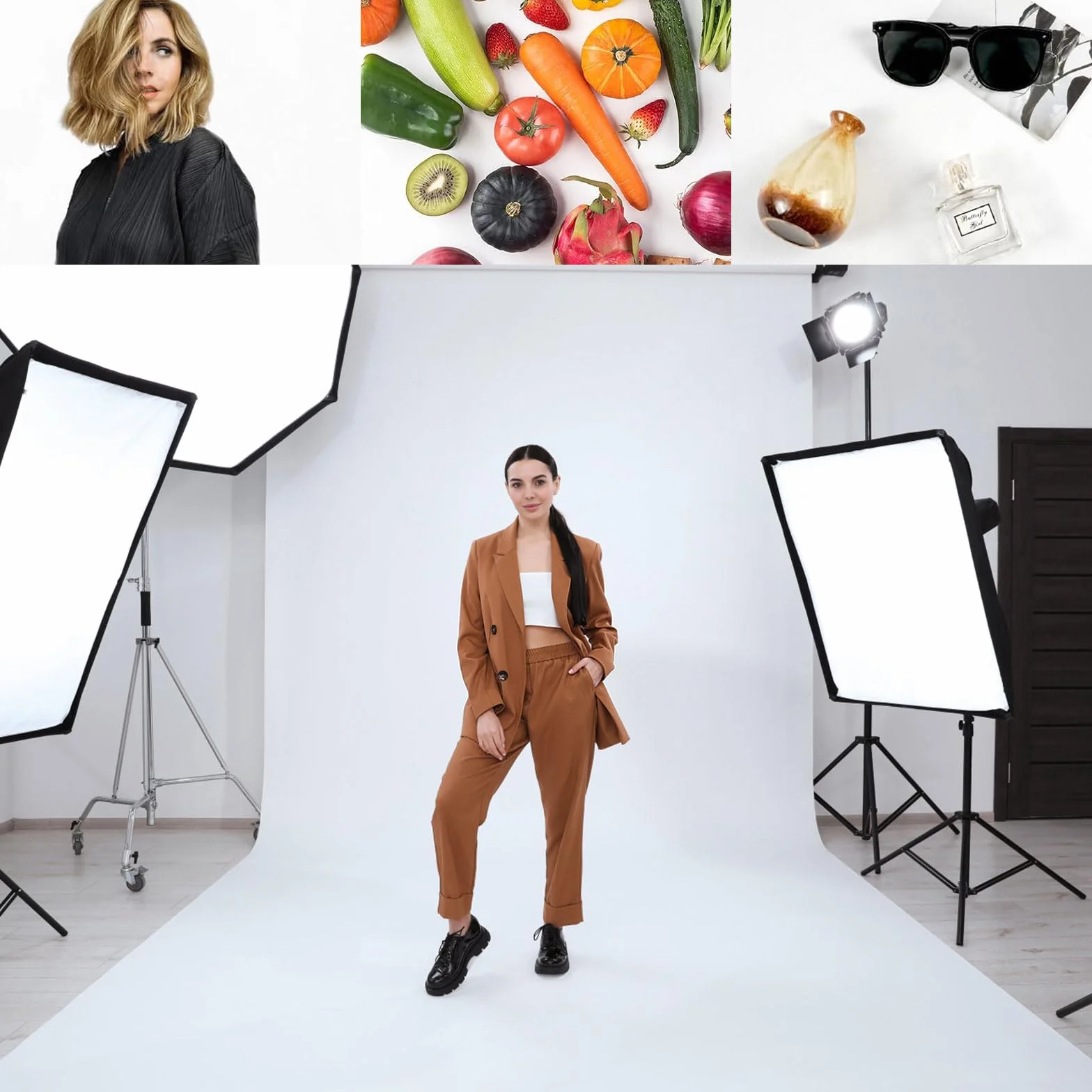 Tło fotograficzne białe, 2 x 3 m, duże, składane tło fotograficzne, zmywalny poliester, tło do fotografii, wideo, fotografii mody, na wesela, imprezy i urodziny