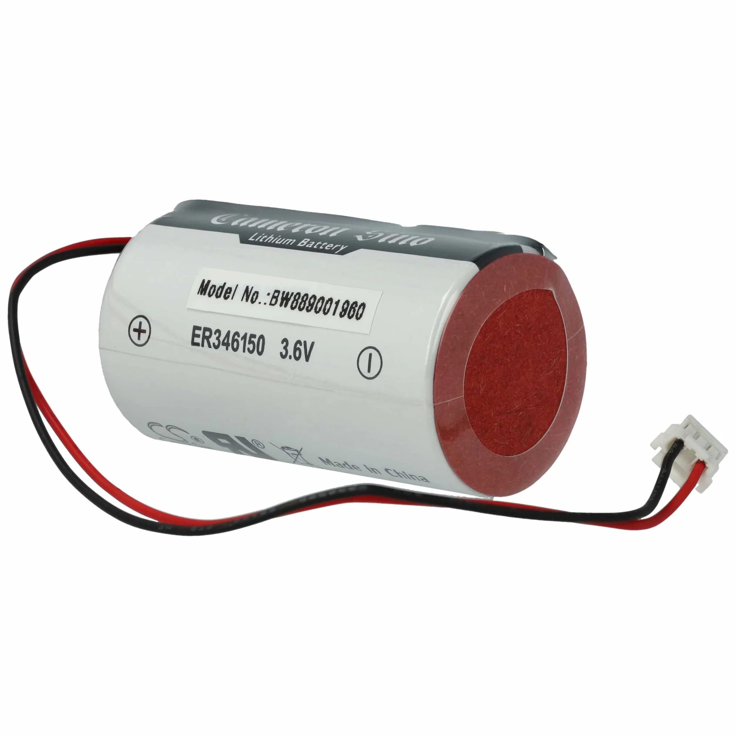 vhbw 2 x bateria kompatybilna z DSC WT4911B, WT4911, WT4911BM, jednostki alarmowe IMPASSA, Home Security, bezprzewodowa syrena zewnętrzna (14500 mAh, 3,6 V, Li-MnO2)