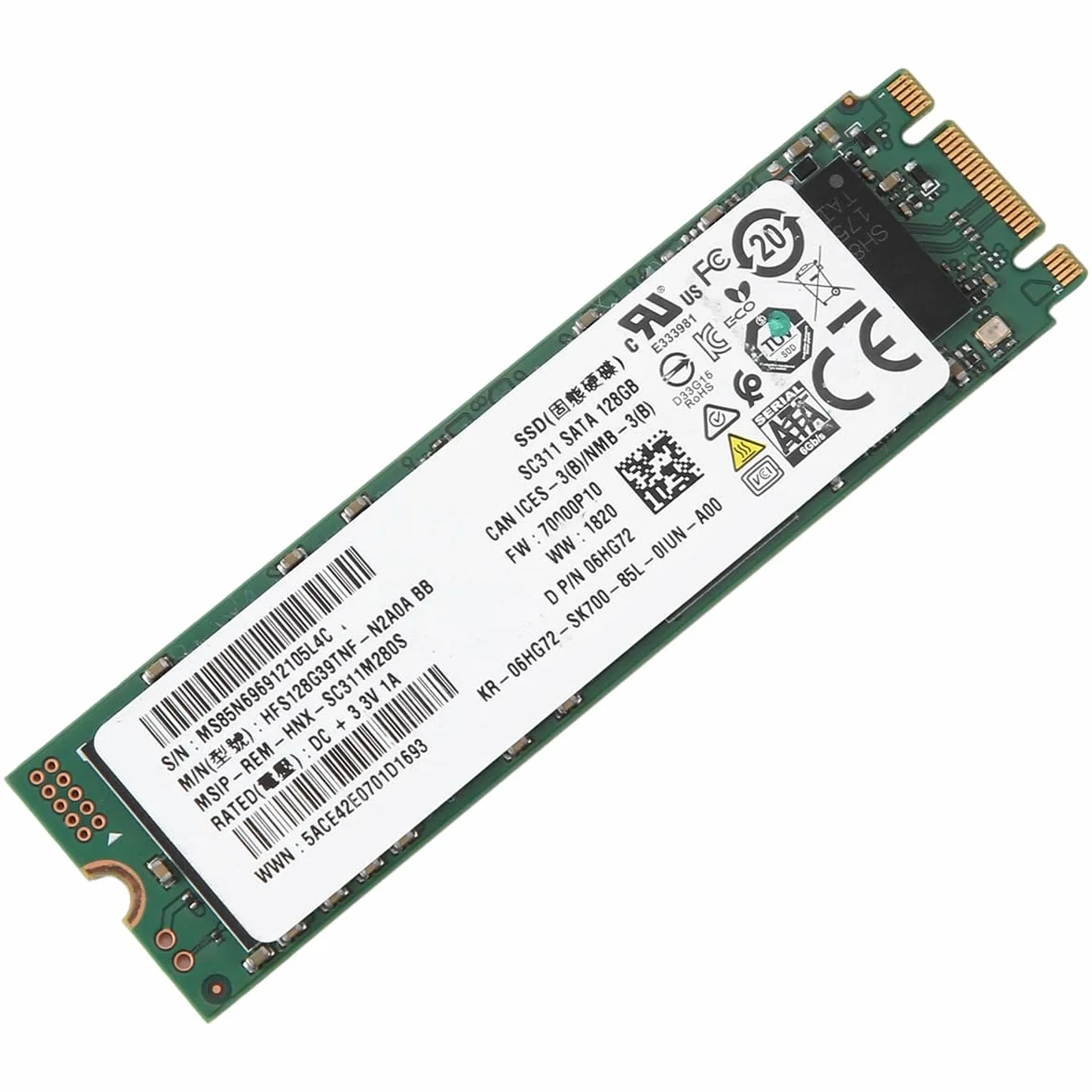 Do SK SC311 128 GB SATA SSD HFS128G39TNF-N2A0A M.2 6 Gb/s do laptopa stacjonarnego