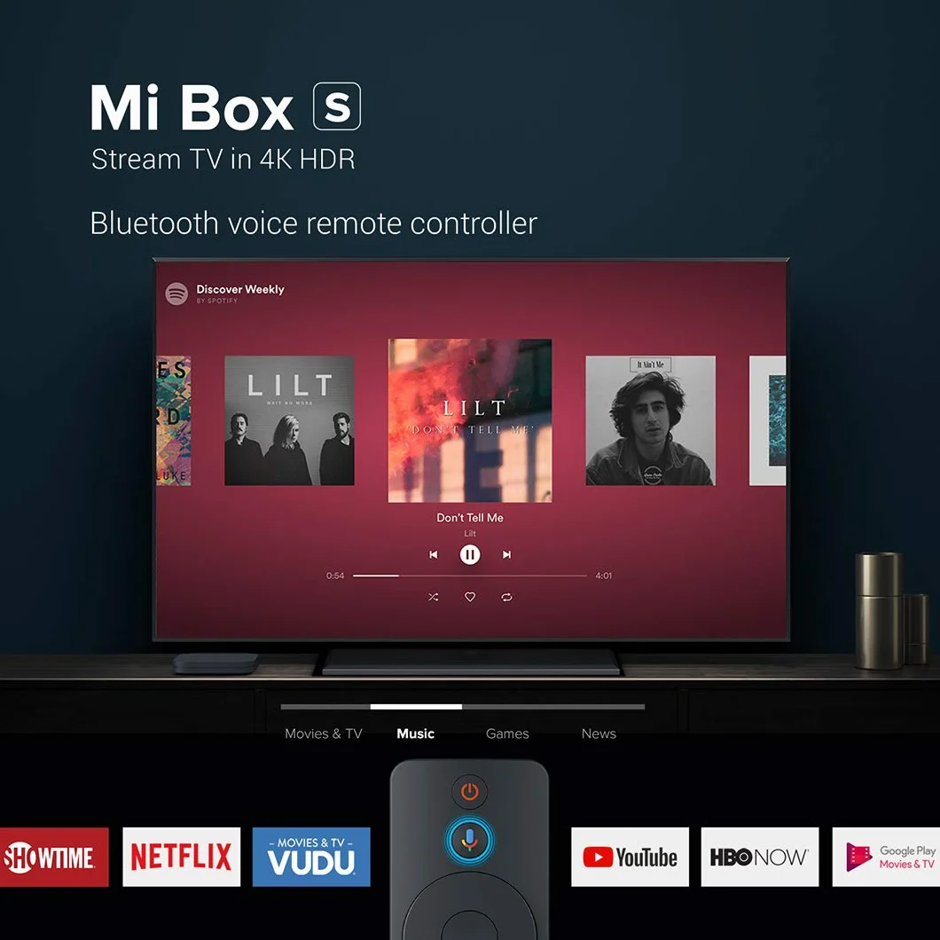 Original Xiaomi MCTvbox-s Jednostka Streamingowa, Czarny, 1 Sztuka