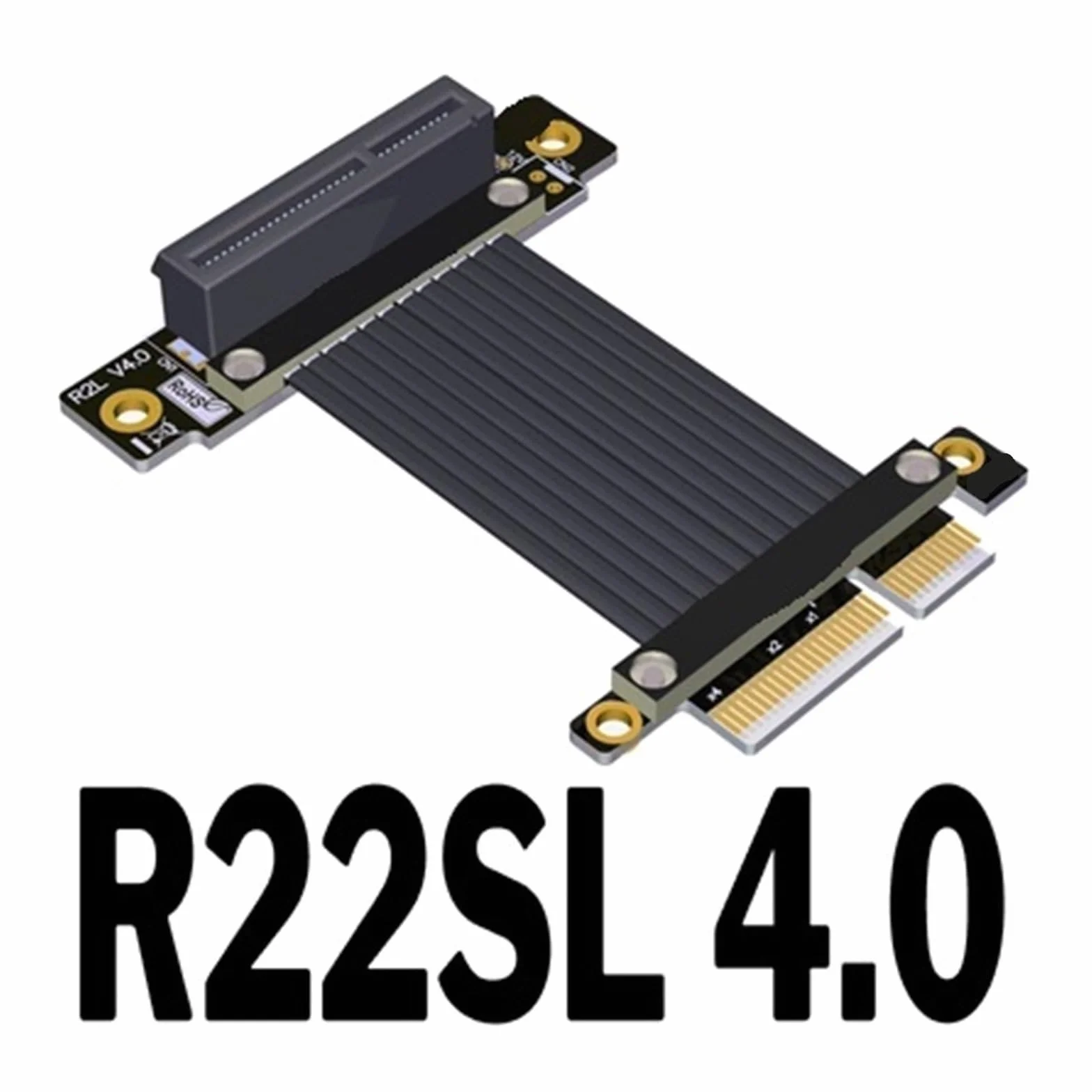 PCI-E 4X PCI Express 4.0 X4 PCIE Riser Card Converter Extender do karty graficznej GPU górnik 1 szt. (15 cm, R22SL 4.0)