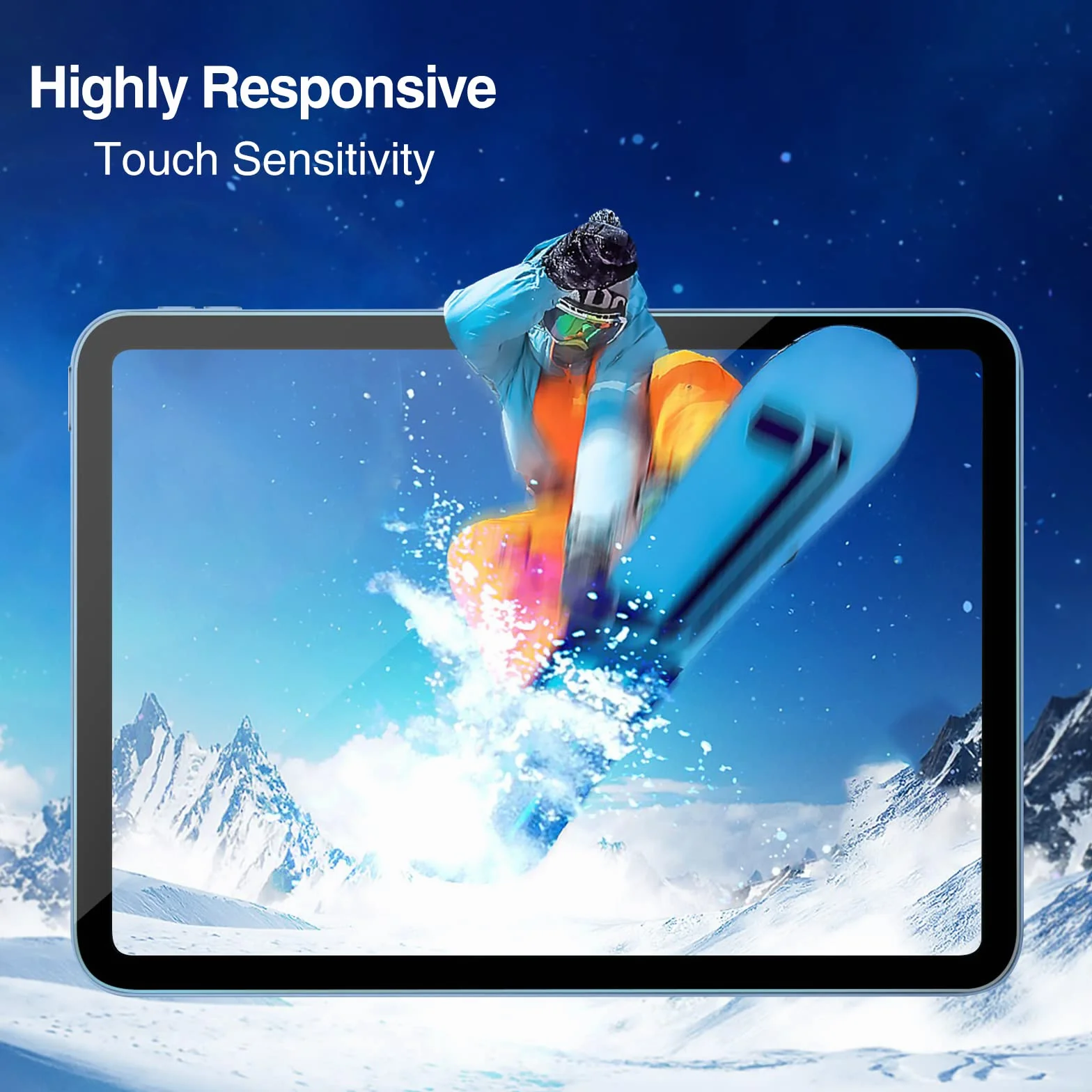 ProCase 1 sztuka folia ochronna do iPada 10. generacji 10,9 cala 2022, szkło hartowane 9H do iPada 10th Screen Protector folia szkło ochronne folia ochronna na wyświetlacz — przezroczysta