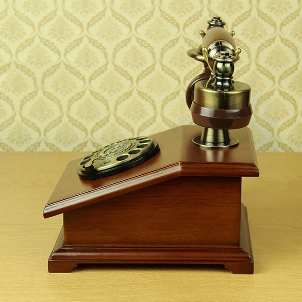 Telefon Stacjonarny Do Domu, Europejski Telefon W Stylu Antycznym, Telefony Z Tarczą Obrotową, Telefon Stacjonarny W Stylu Retro, Telefon Przewodowy Do Domu I Wystro