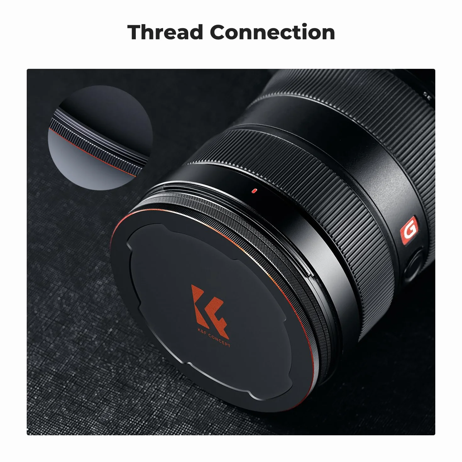 K&F Concept Magnetyczna metalowa osłona obiektywu 2 w 1 z gwintem 86 mm, kompatybilna z obiektywami i filtrami magnetycznymi K&F Concept