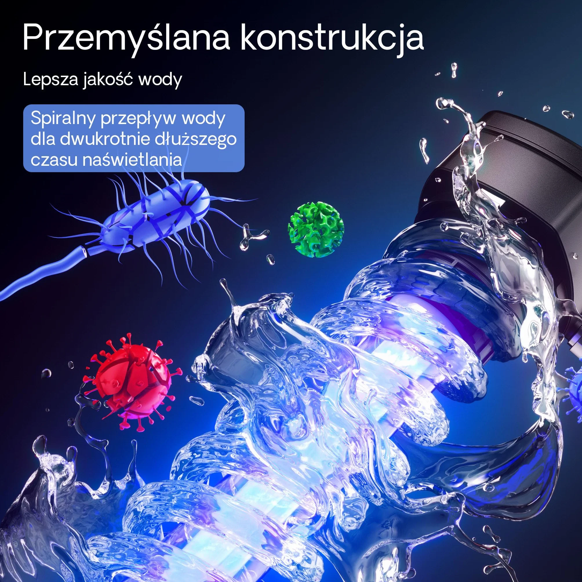 Wiltec wysokowydajny oczyszczacz do stawów lampa UV 24 W CUV-224