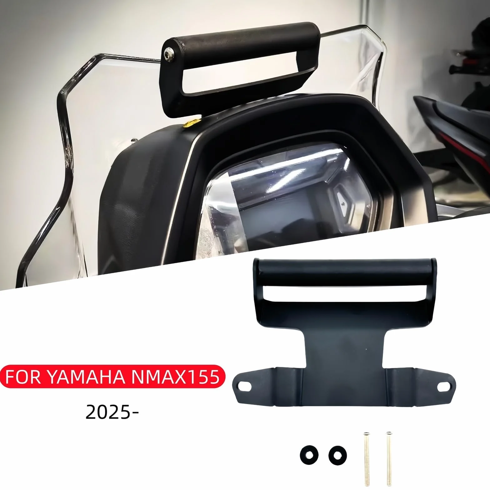 Uchwyt do nawigacji GPS uchwyt Uchwyt GPS do motocykla Pasuje do YAMAHA NMAX155 2025 - Akcesoria do nawigacji GPS Uchwyt na telefon