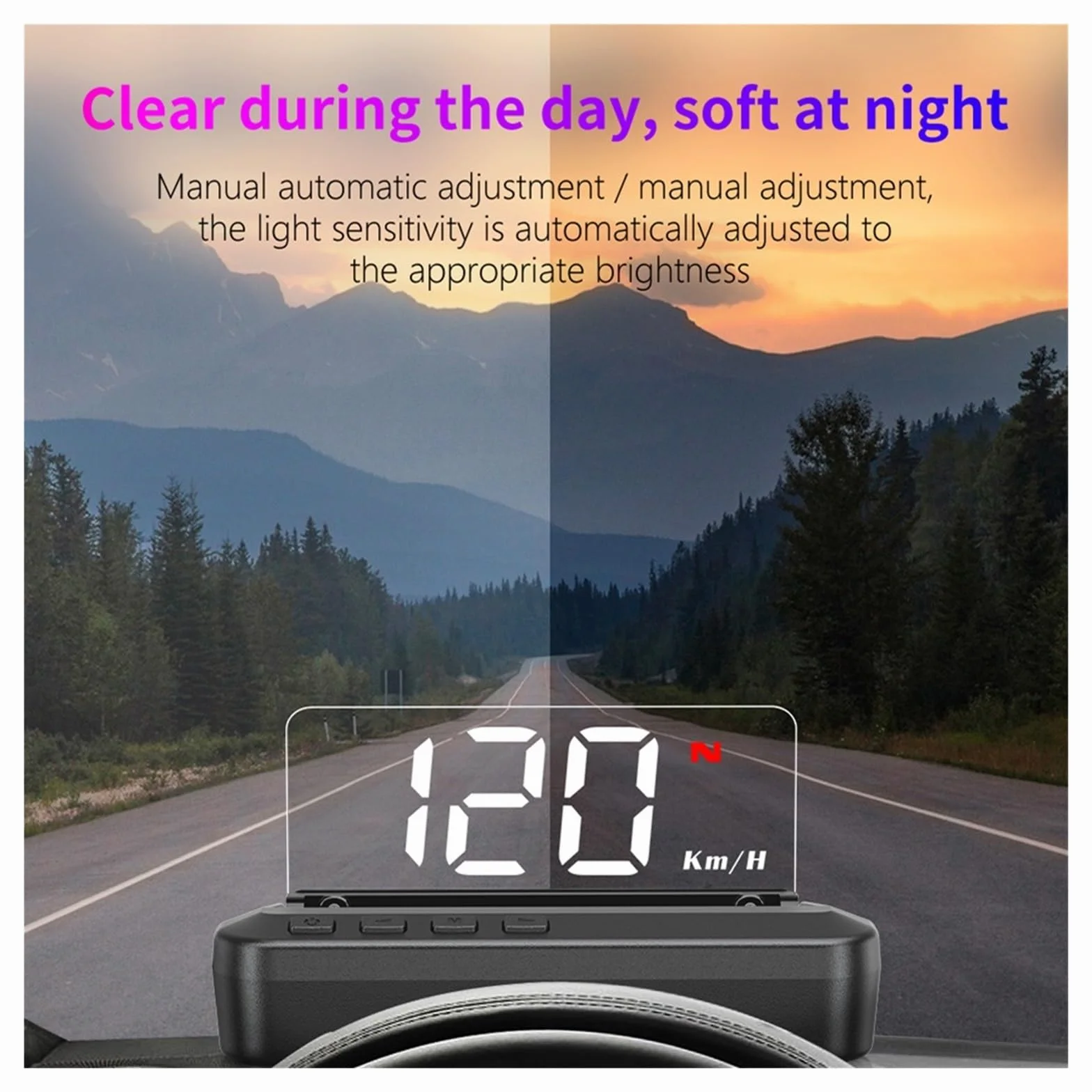 Panele Instrumentów Samochodowych Auto GPS Wyświetlacz Head-Up Elektronika Wyświetlacz Projektora HUD System Ostrzegania O Przekroczeniu Prędkości Alarm Napięcia Na Przedniej Szybie Cyfrowy Prędkościo