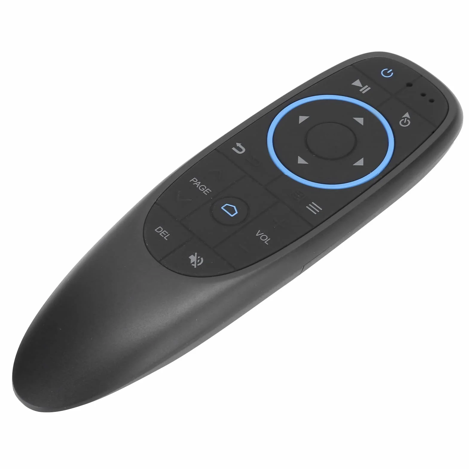Air Fly Mouse, Bluetooth 5.0 Remote Smart Wireless Control Android TV Box Kombinacje Klawiatury Żyroskop Uchwyt do Gier z Czujnikiem Ruchu dla Android TV Box Wsparcie IR Learning