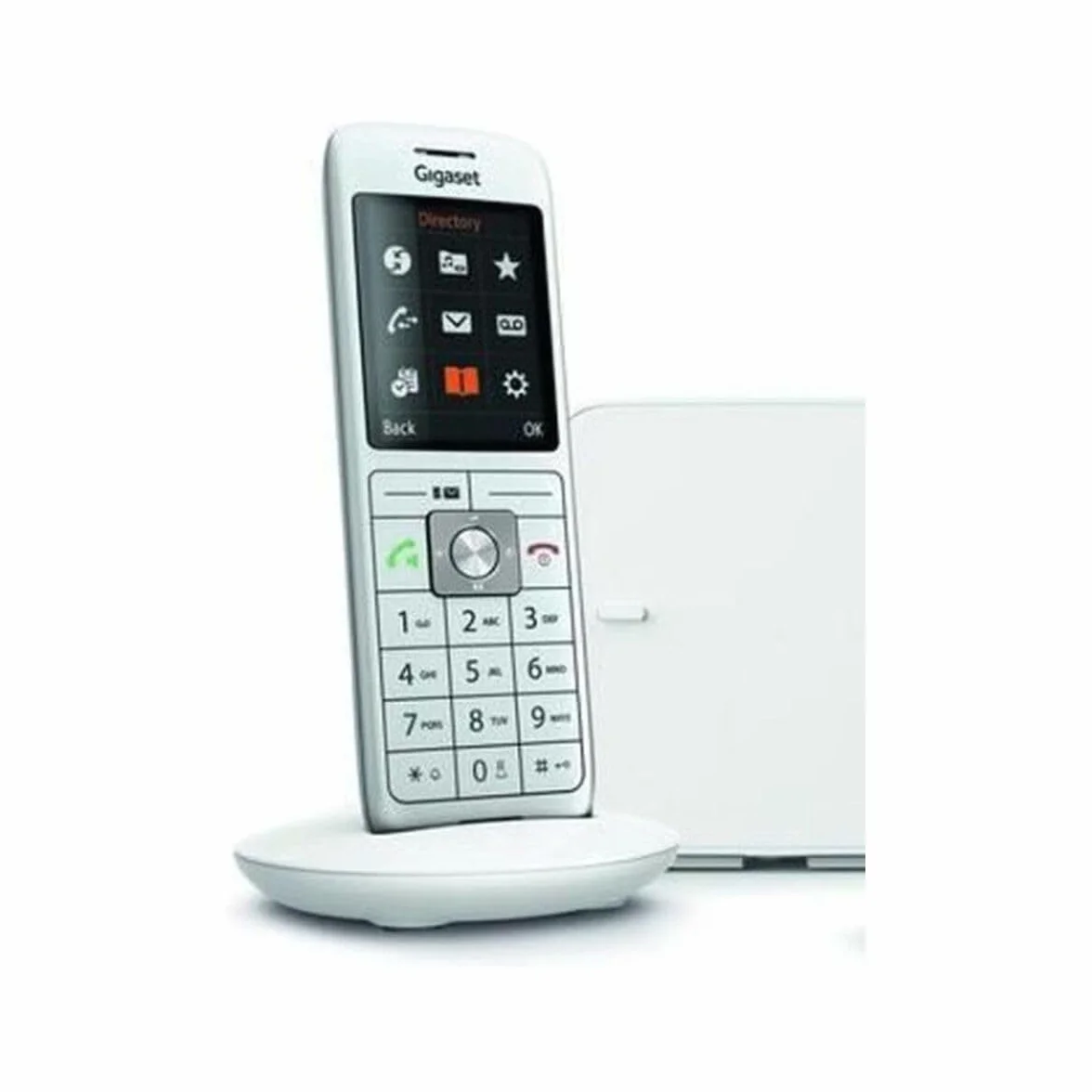 Gigaset CL660 Duo - bezprzewodowy telefon stacjonarny - 2 słuchawki - biały [wersja francuska]