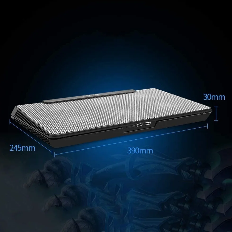 Chłodziarka do Laptopa Przenośny Chłodnica Laptopa USB Super Cienka 6 Wentylatorów Chłodząca Podkładka Chłodząca Do 17 Cali Notebook Laptop PC Radiator Stojak na Wentylator do Laptopa