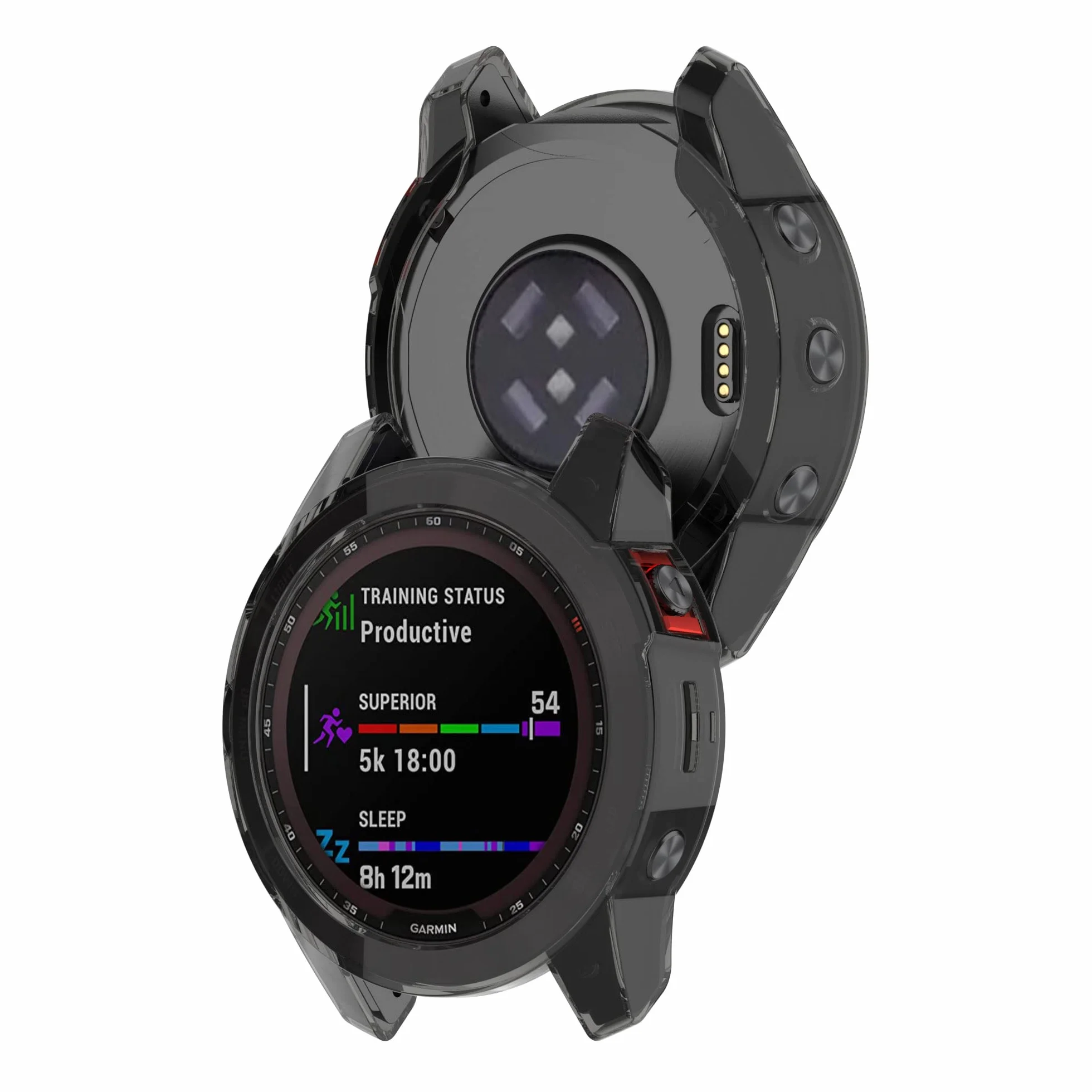 Etui ochronne TPU do Garmin Fenix 7/Solar - czarne