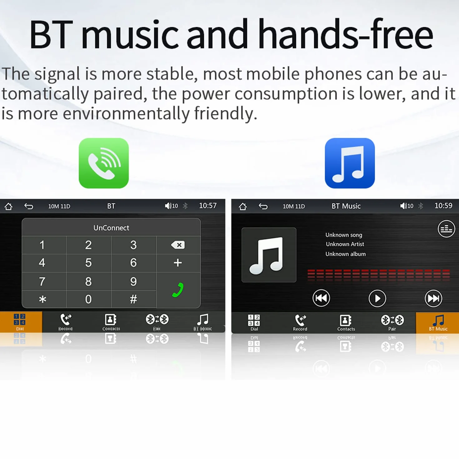Compatible for bezprzewodowym Carplay Android Auto Przeno?ny monitor samochodowy, 7" ekran dotykowy stereo z kamer? cofania Transmiter Bluetooth FM AUX/USB/TF 9V-36V Pilot zdalnego sterowania