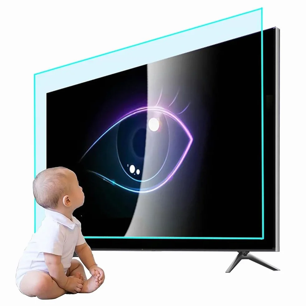 Matowa Folia Antyodblaskowa Do Telewizora 43 Cale, Z Filtrem Światła Niebieskiego do LCD, LED, OLED, QLED, 4K, HDTV - 43" 942x529mm