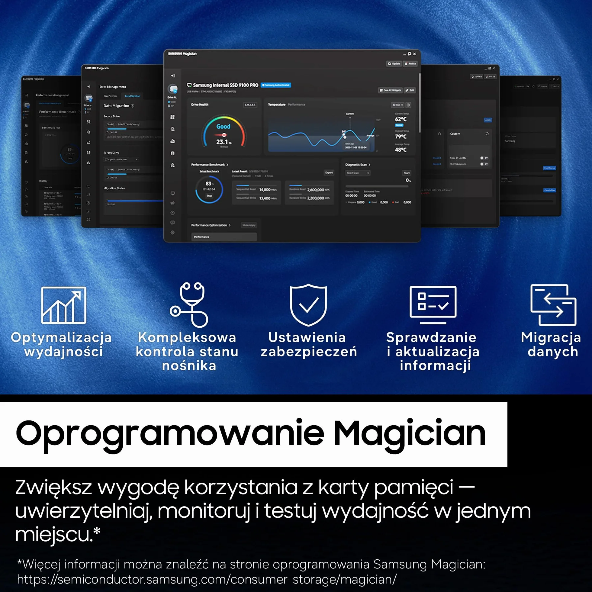 Karta microSD Samsung T9, 128 GB, karta pamięci do dronów, kamer sportowych i kamer 360°, UHS-I U3, Full HD i 4K UHD, odczyt 200 MB/s, zapis 130 MB/s, MB-MH128TB/WW
