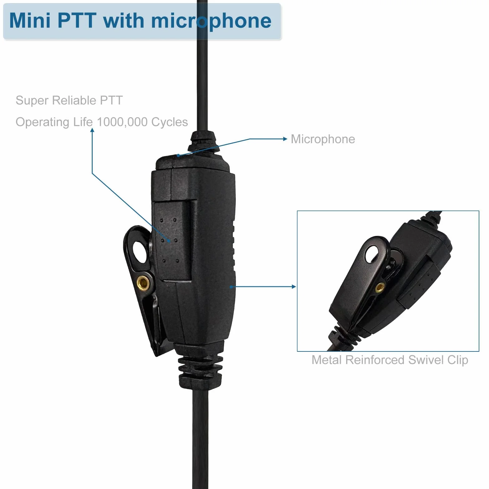 Air Tube zestaw słuchawkowy do nadzoru słuchawki PTT Mic do Motorola EVX-S24 Yaese VX-6R FT-270R Icom IC-4300L IC-M25 Standard Horizon HX320 HX210 HX40 HX890 dwukierunkowe radio